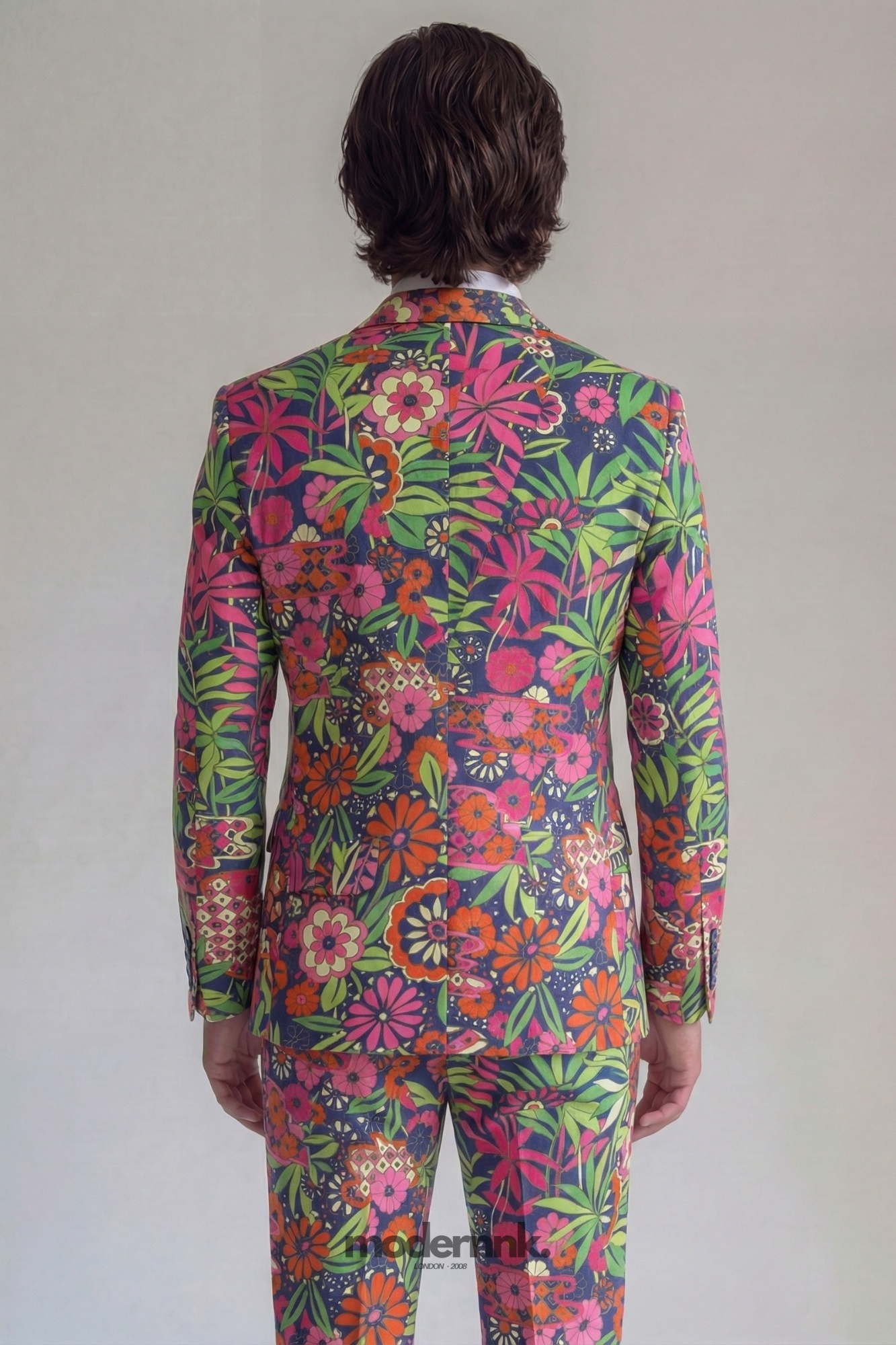 Tropical Party Floral Suit A0299