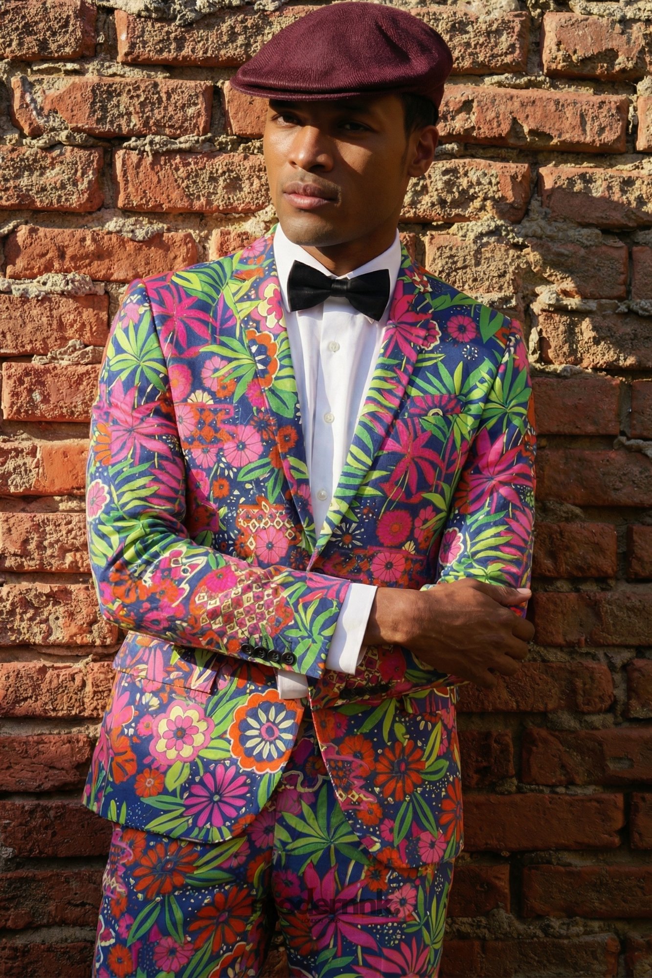 Tropical Party Floral Suit A0299