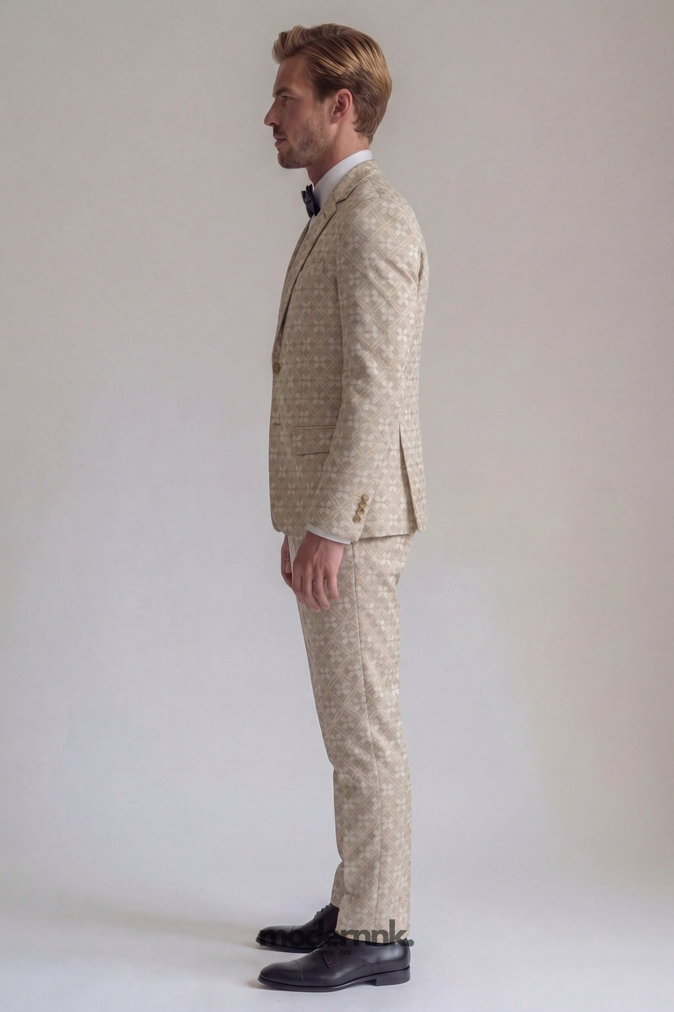 Gala Patterned Two-Piece Suit A0302