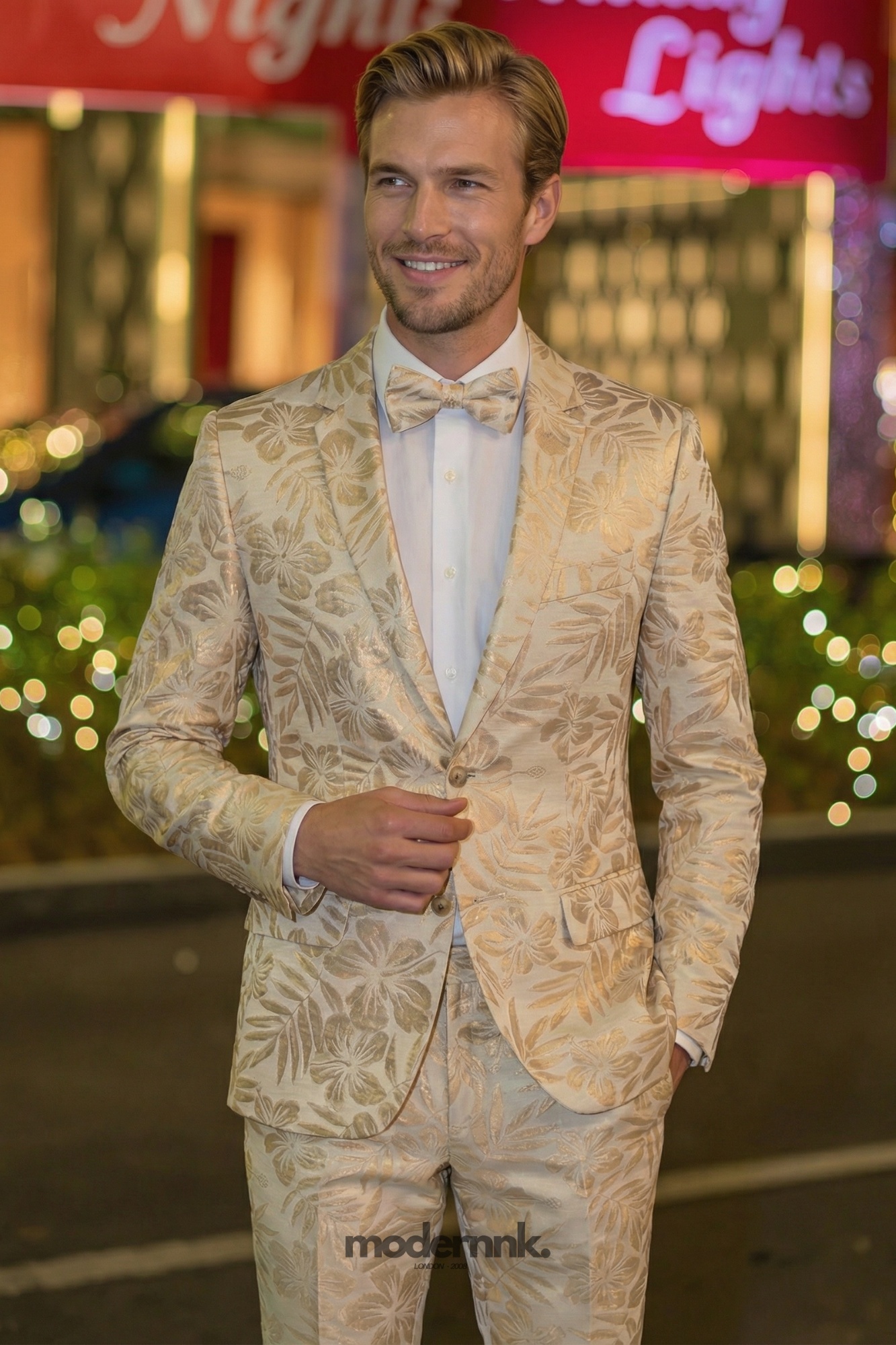 Gala Gold Tropical Suit A0303