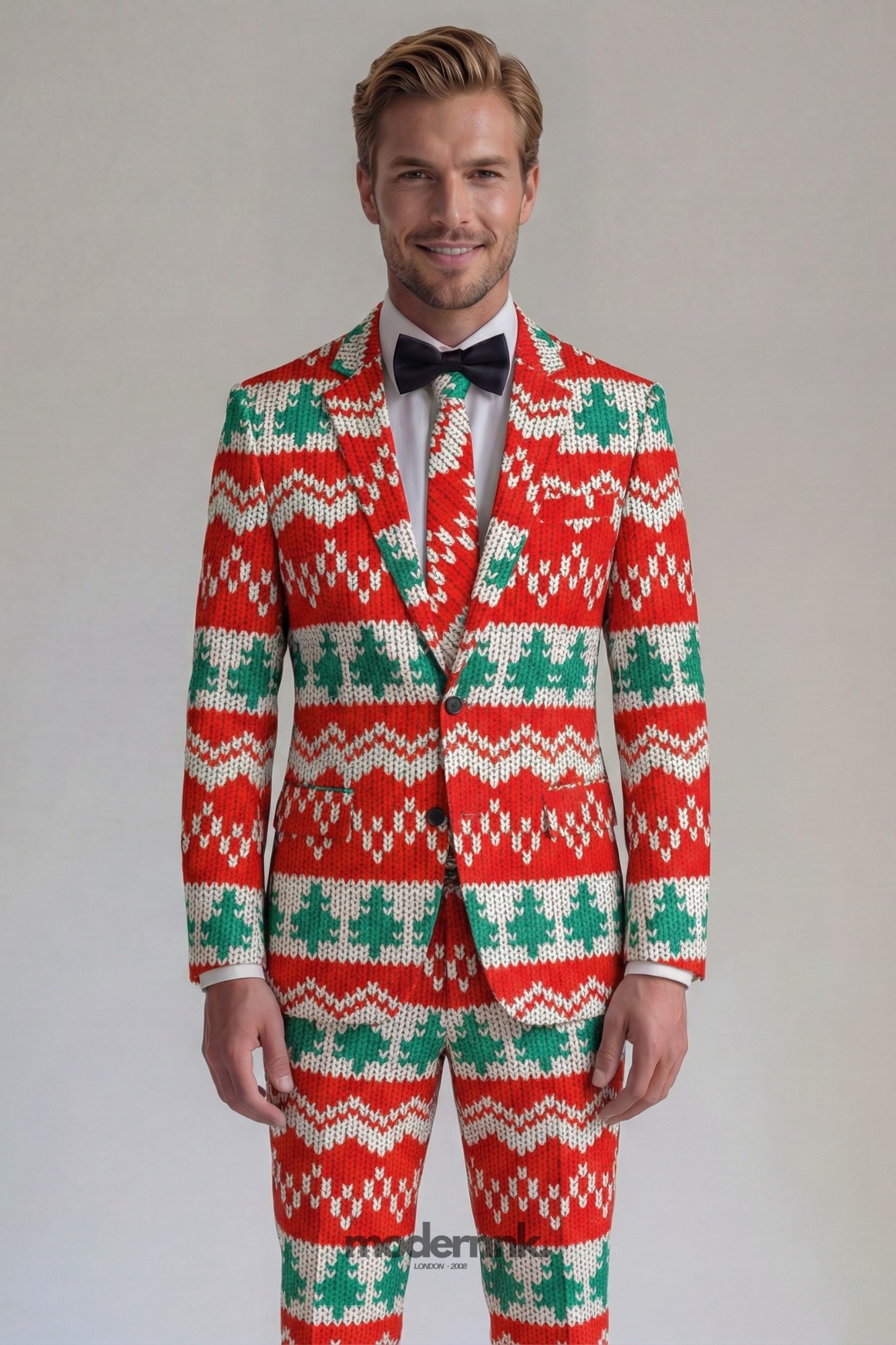 Festive Christmas Sweater Suit A0304