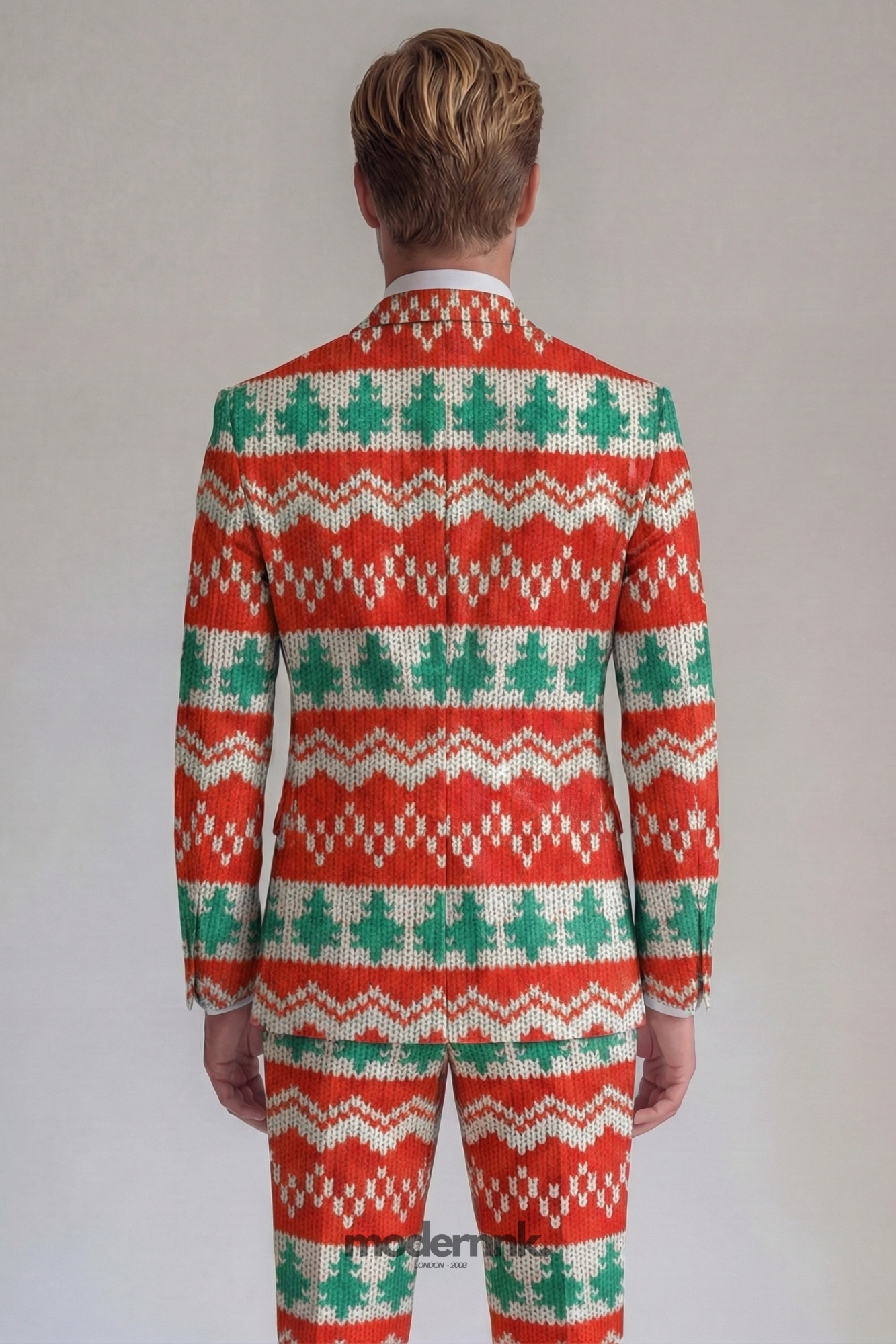 Festive Christmas Sweater Suit A0304