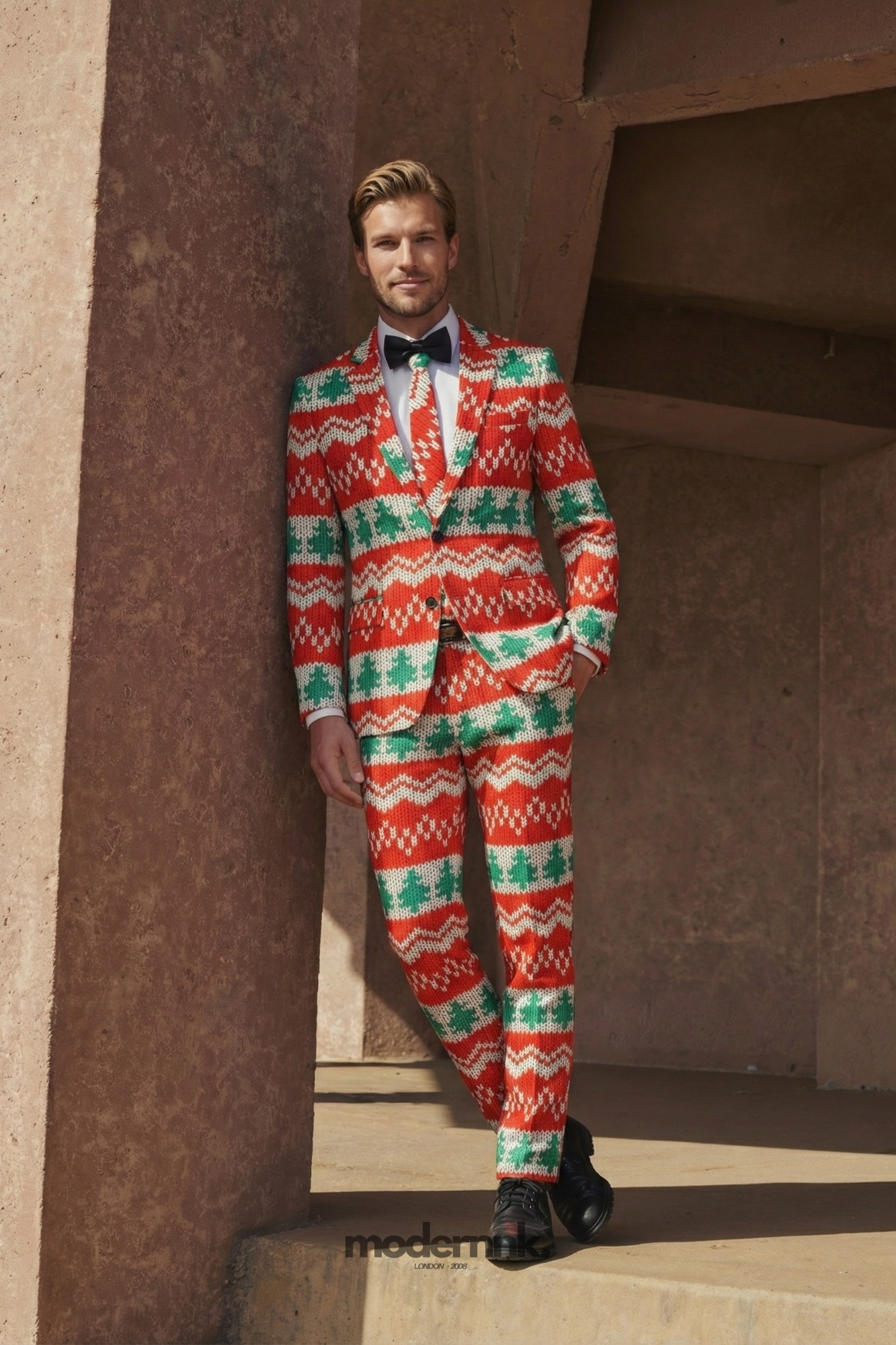 Festive Christmas Sweater Suit A0304