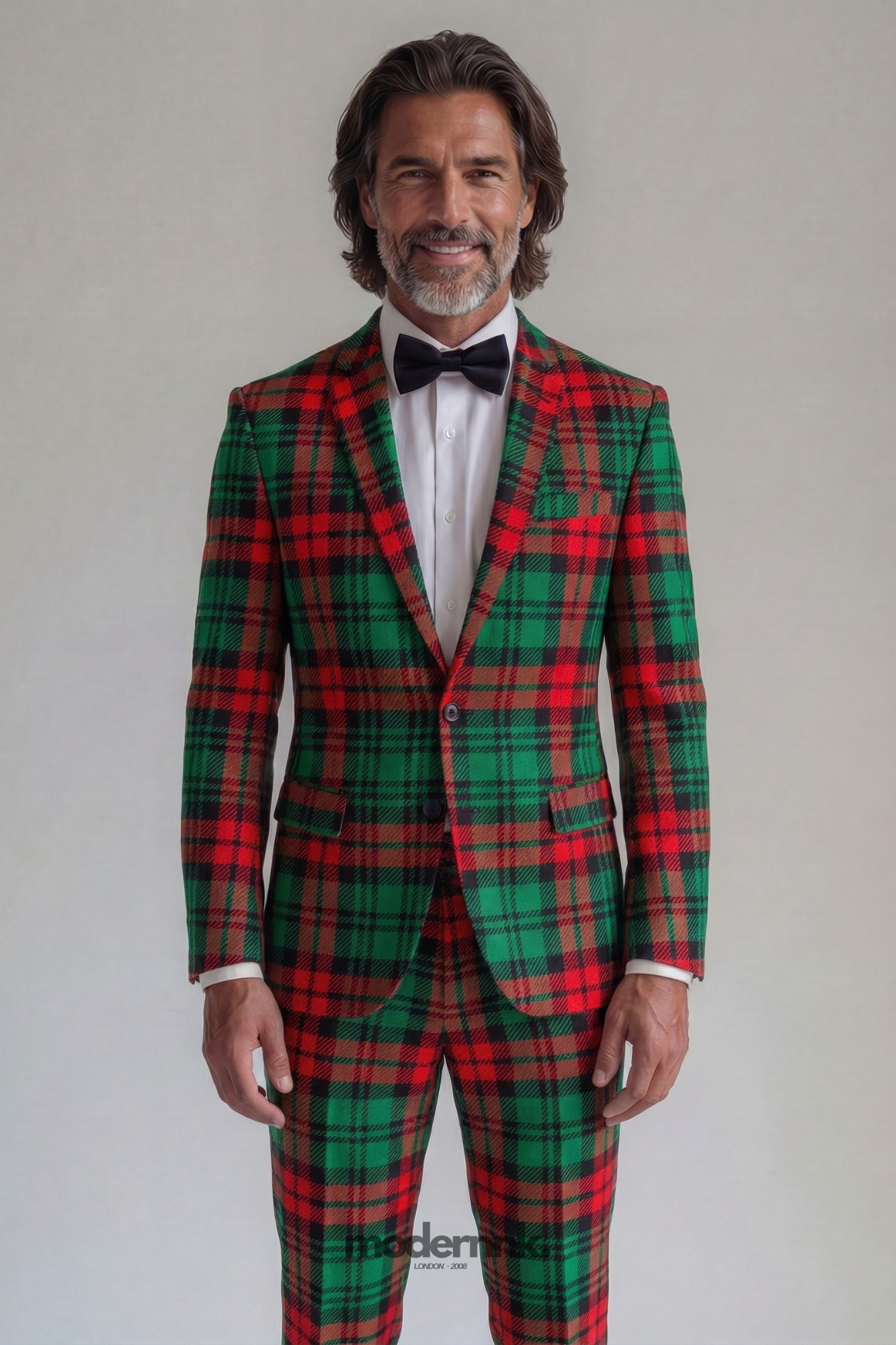 Festive Tartan Suit A0312