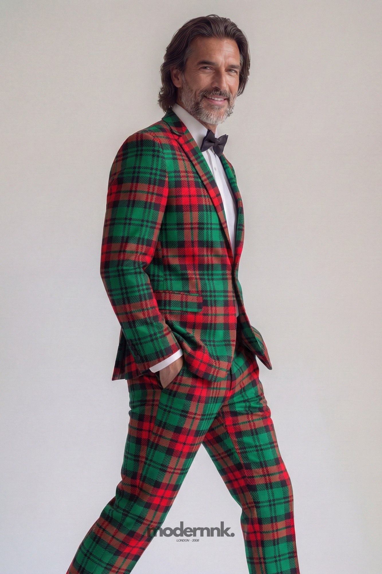 Festive Tartan Suit A0312