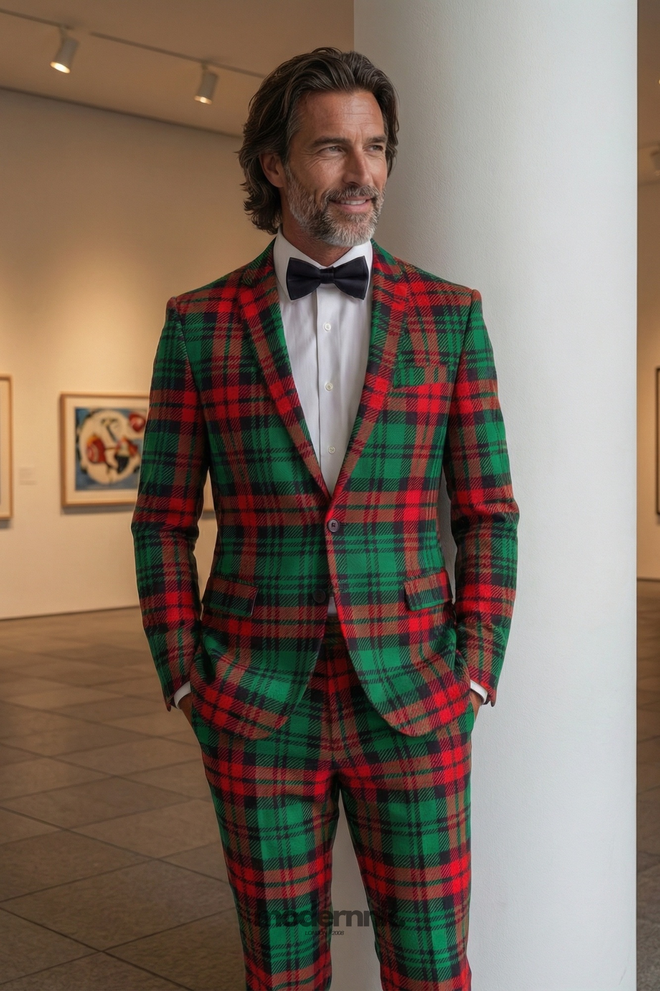 Festive Tartan Suit A0312