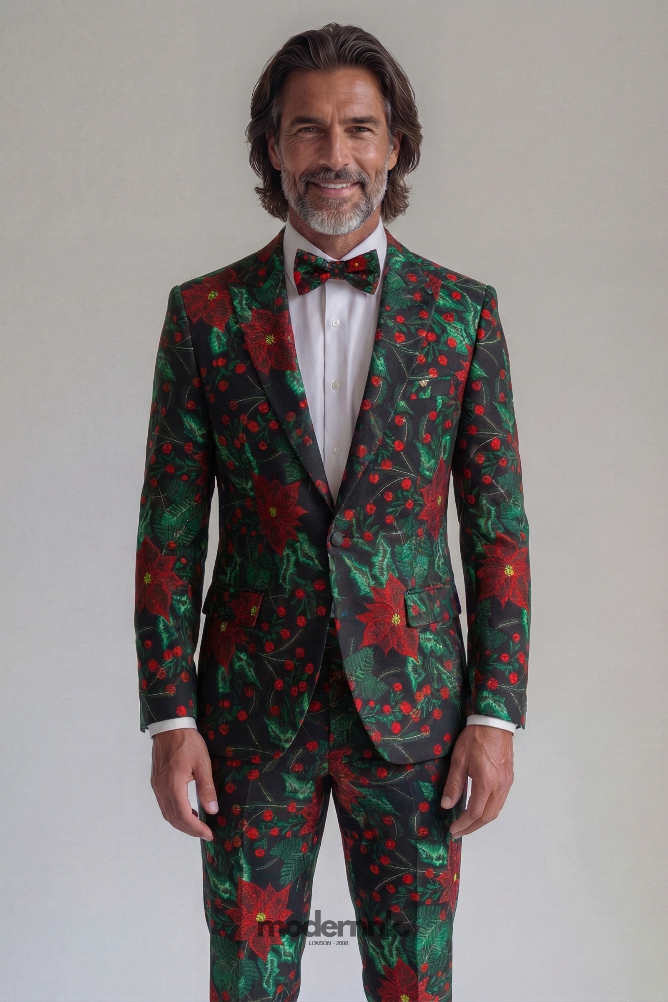 Festive Poinsettia Tuxedo A0313