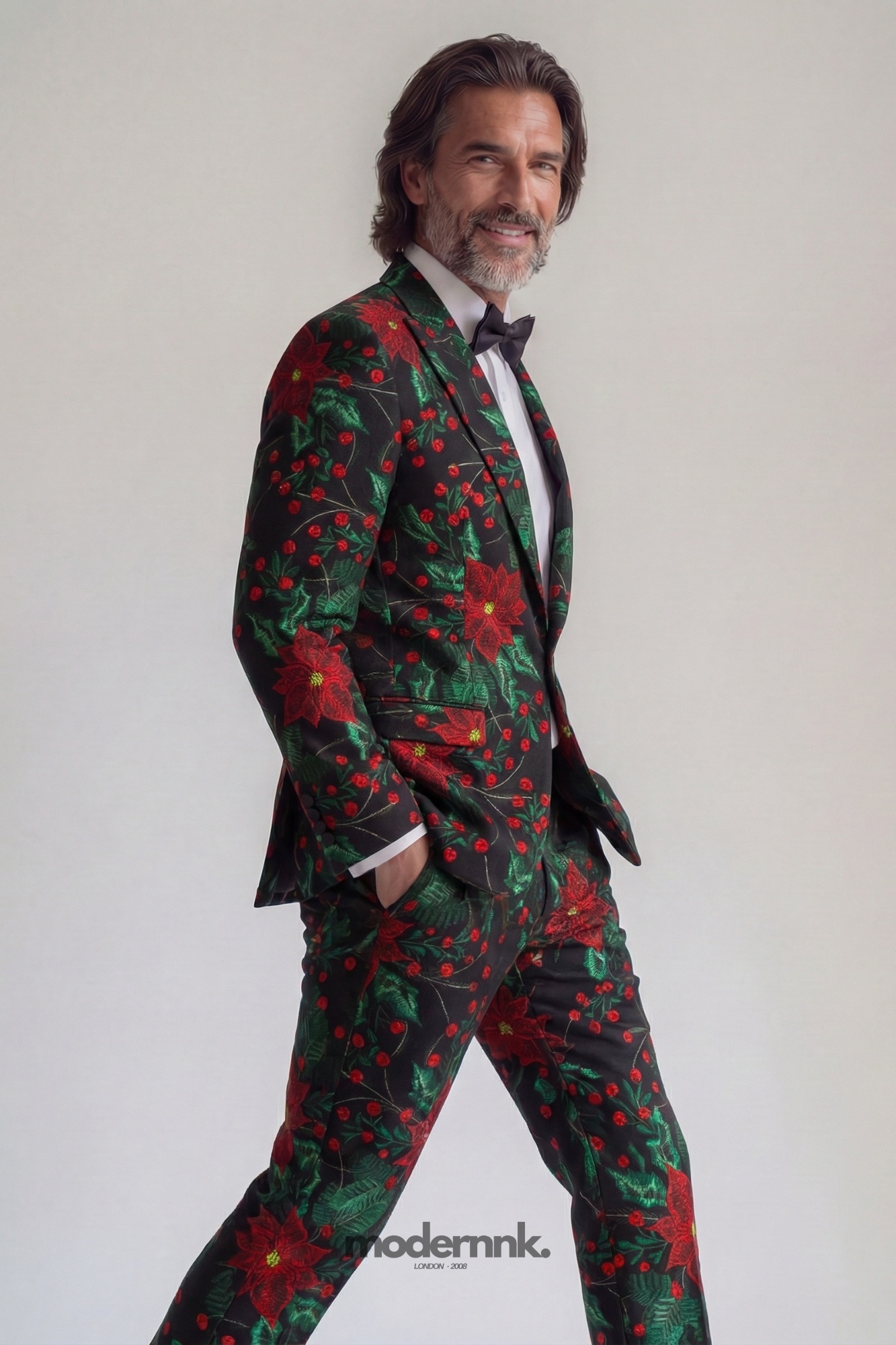 Festive Poinsettia Tuxedo A0313