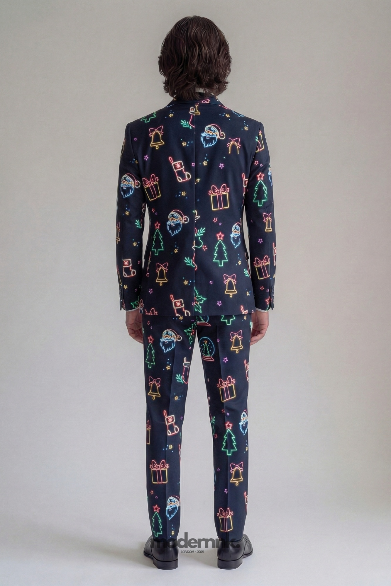Festive Neon Christmas Suit A0314