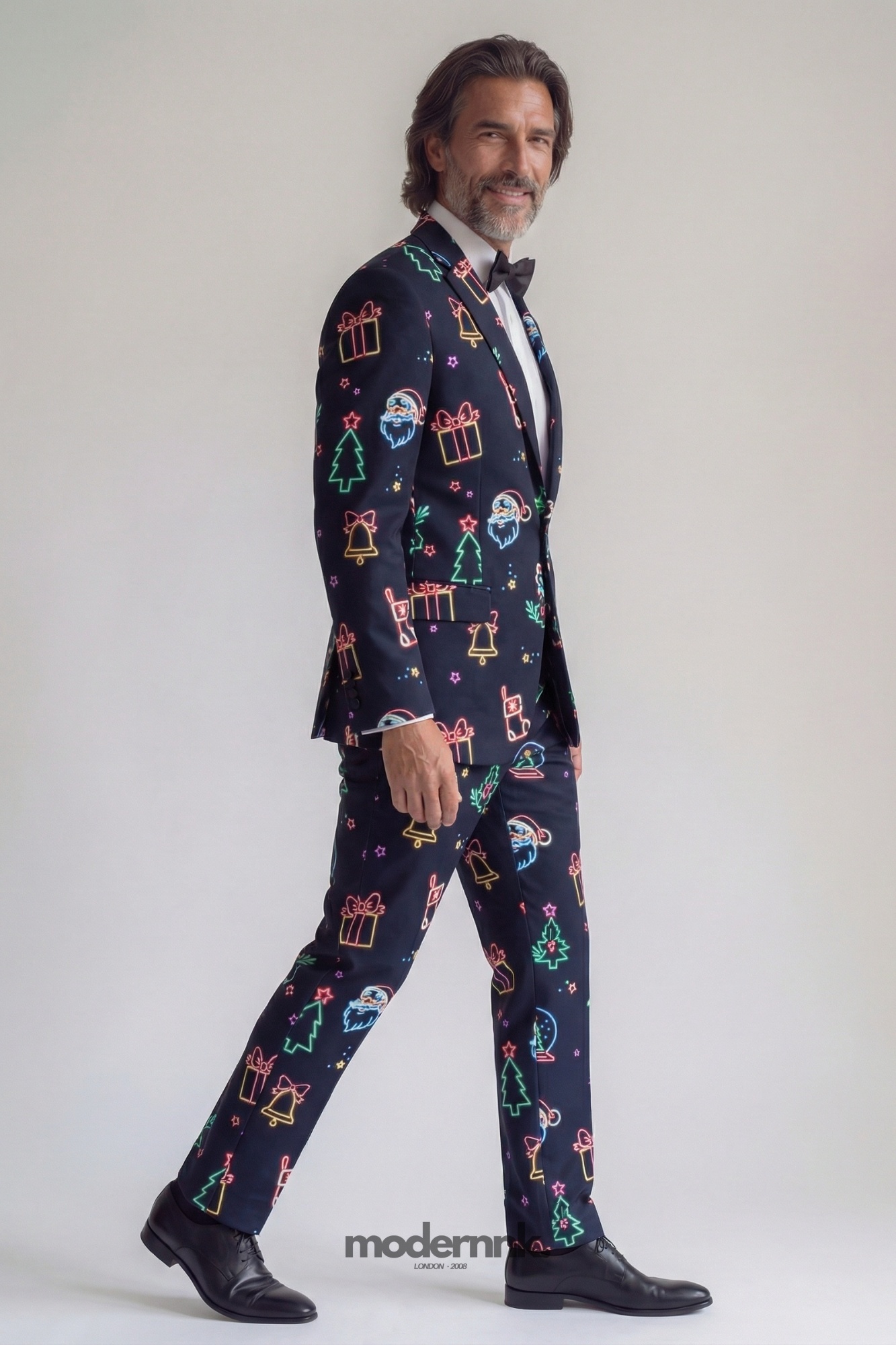 Festive Neon Christmas Suit A0314