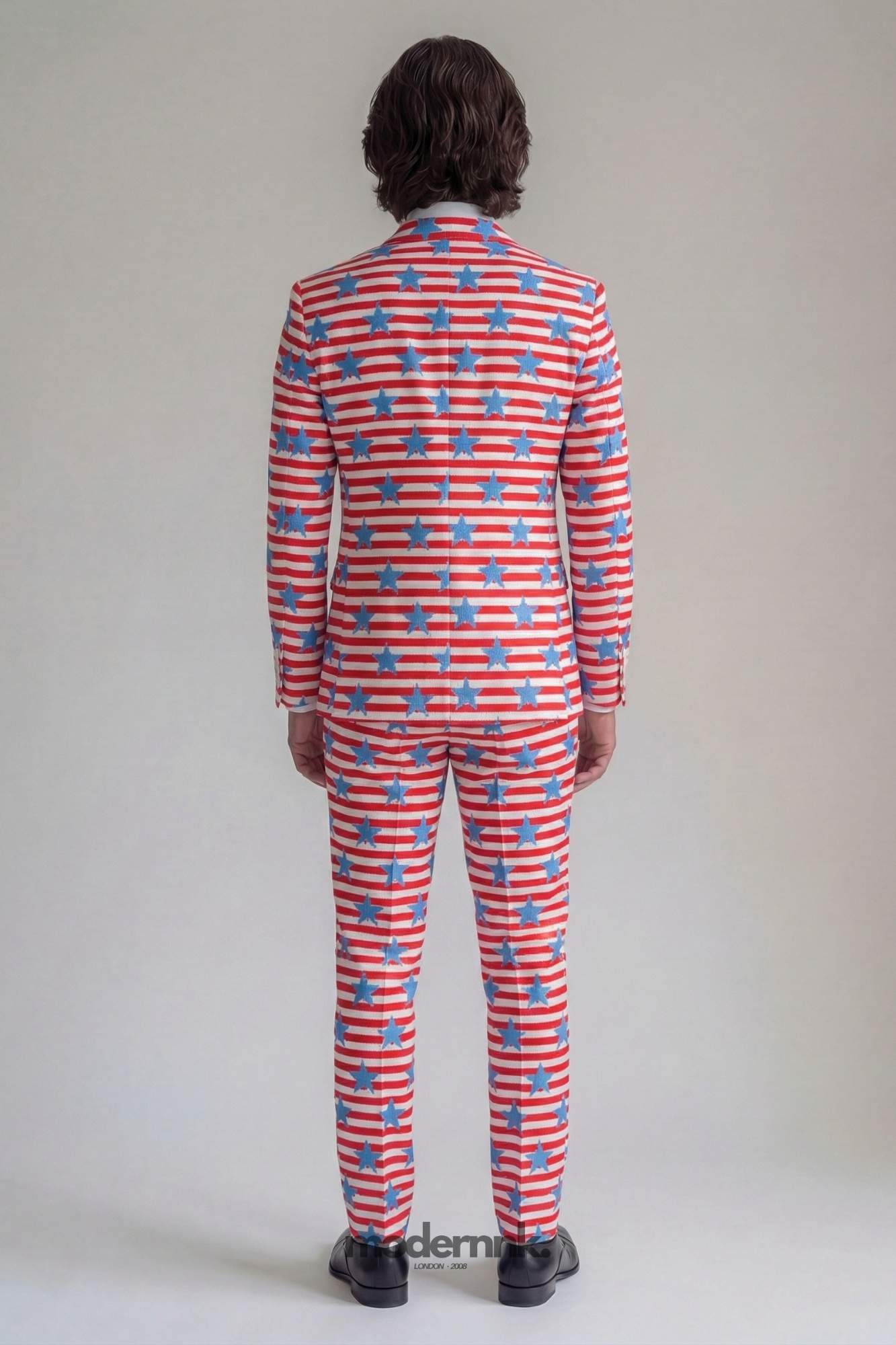 Patriotic American Flag Suit A0317