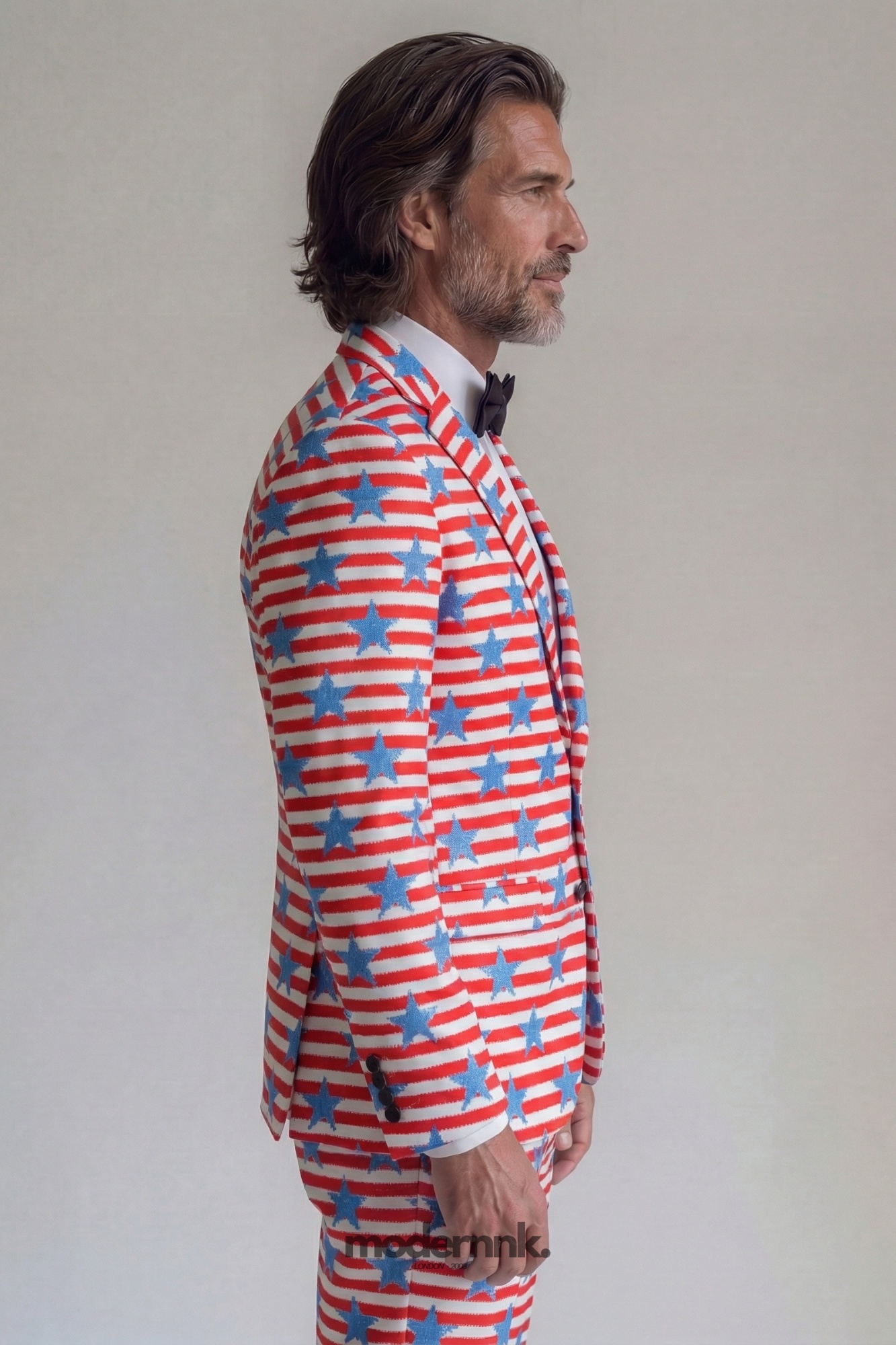 Patriotic American Flag Suit A0317