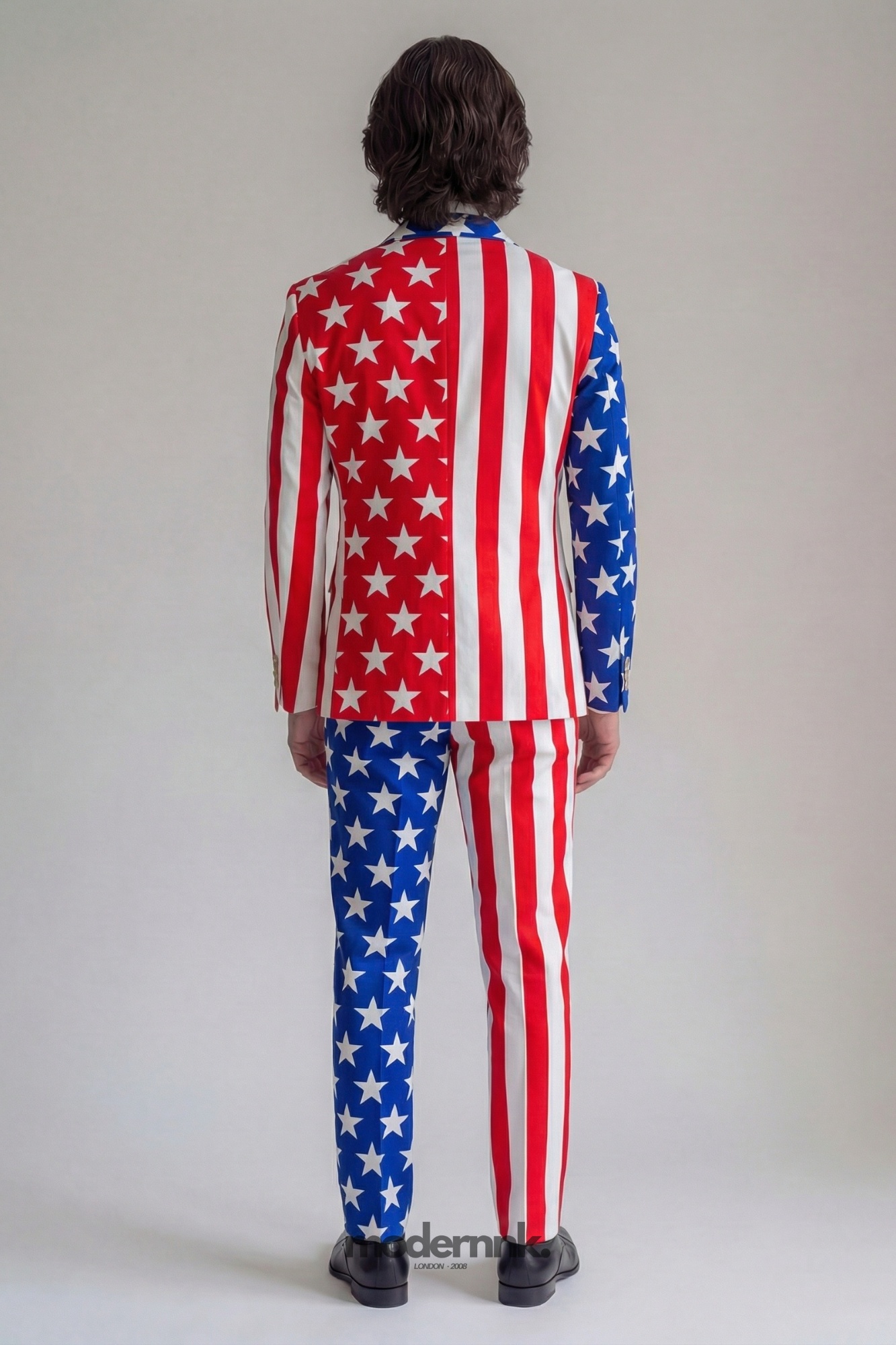 Patriotic American Flag Suit A0318