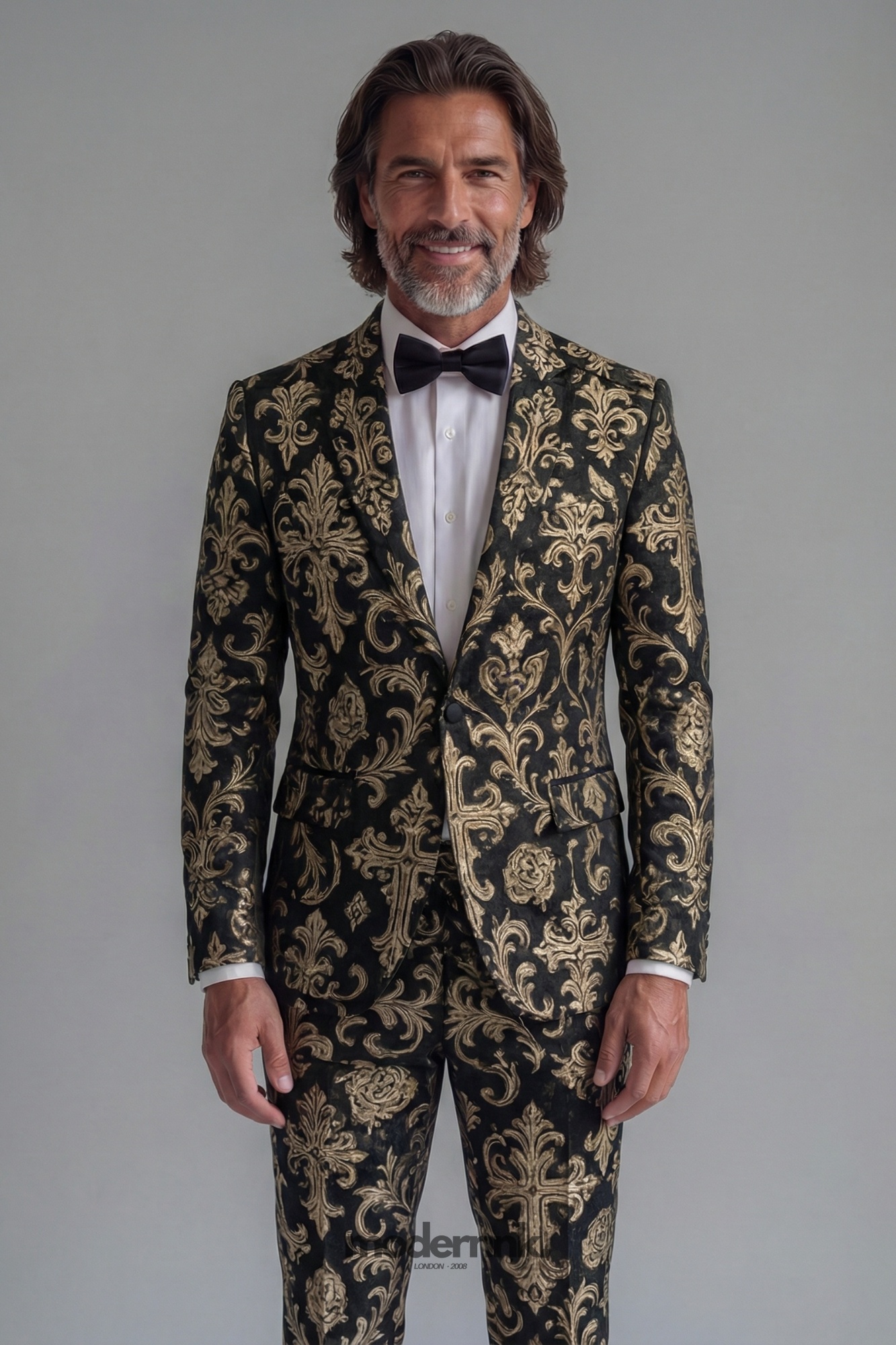 Aristocrat Gold Brocade Suit A0320