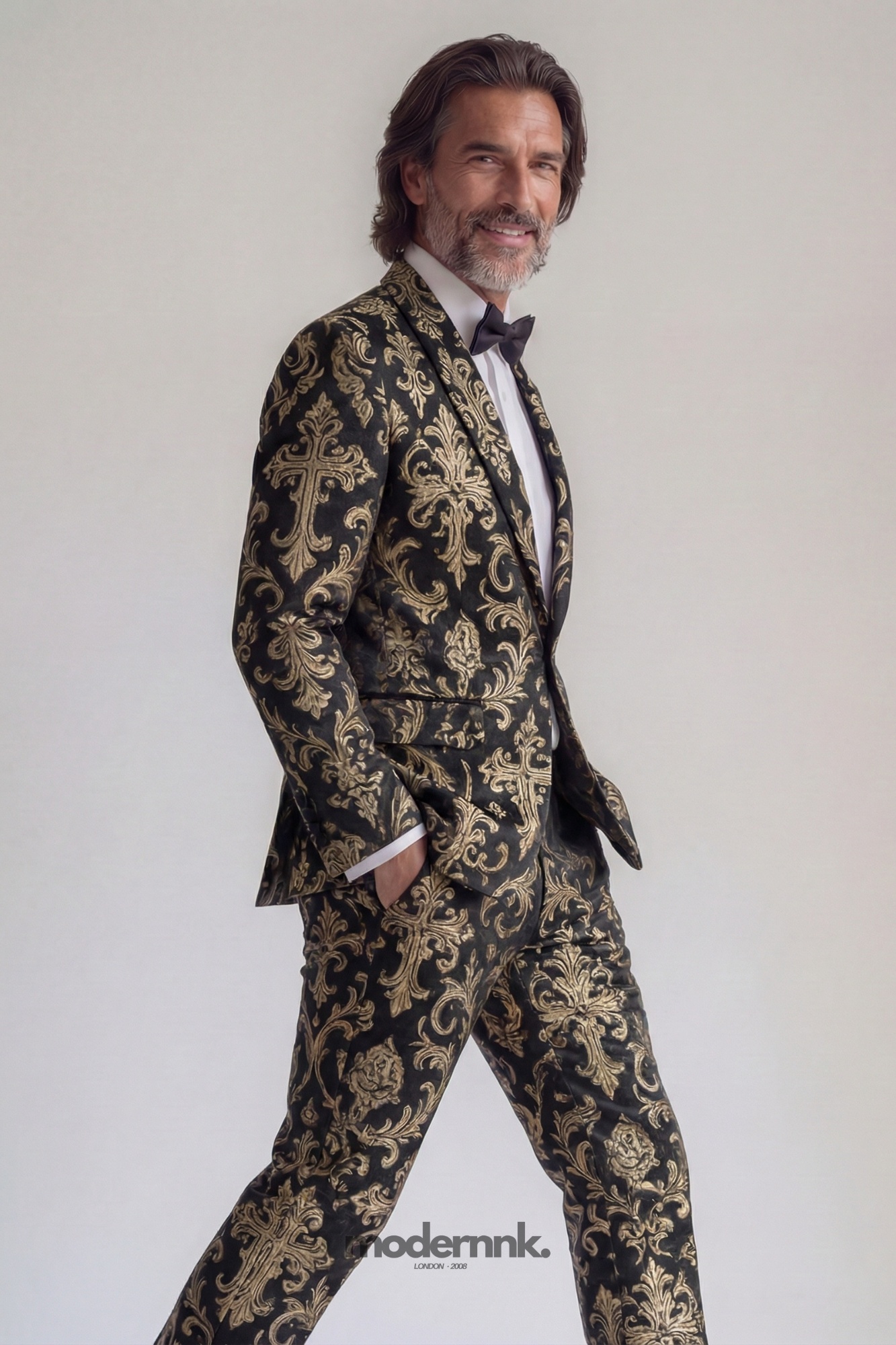 Aristocrat Gold Brocade Suit A0320