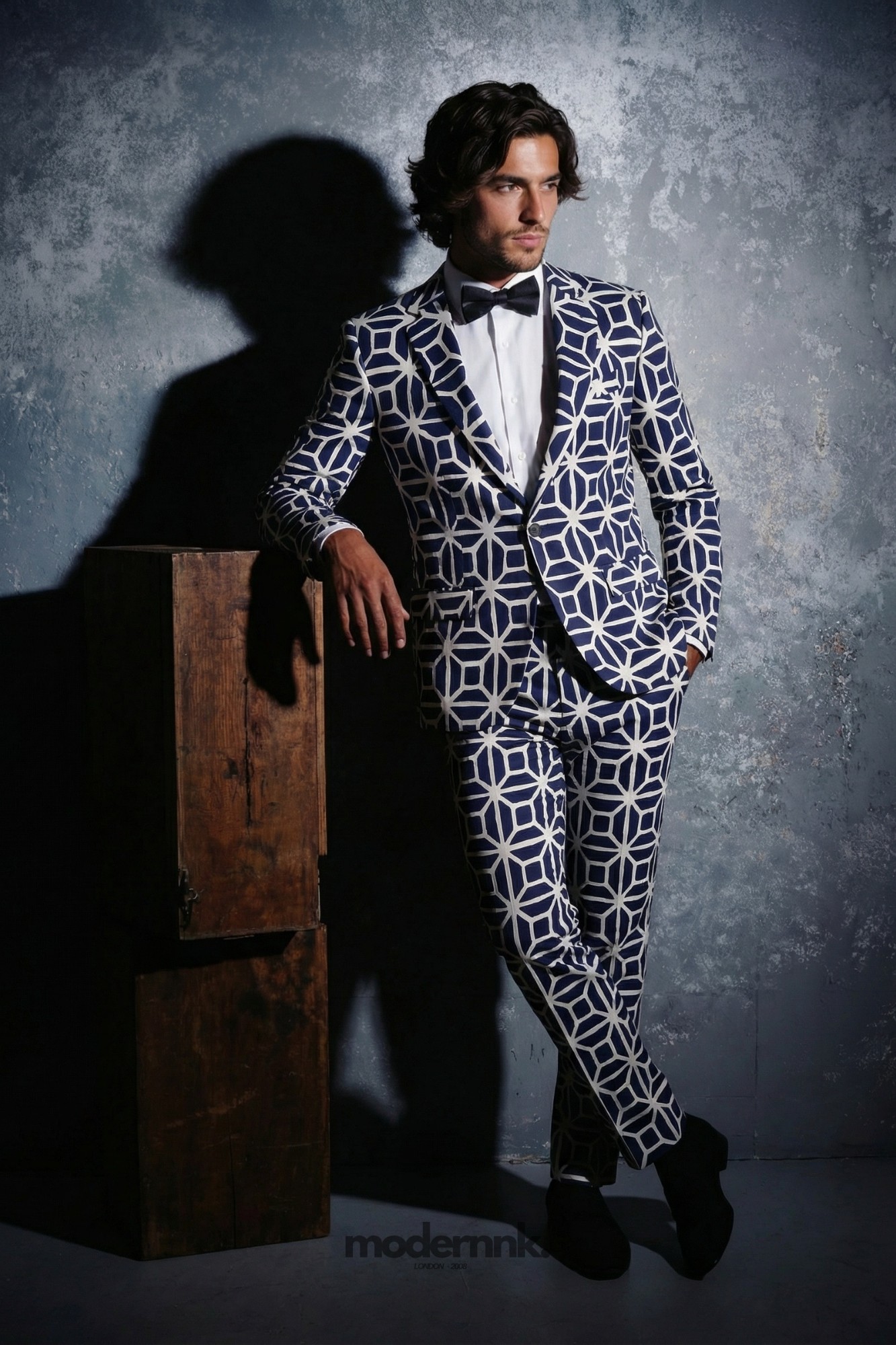 Avant-Garde Gentleman Geometric Suit A0322