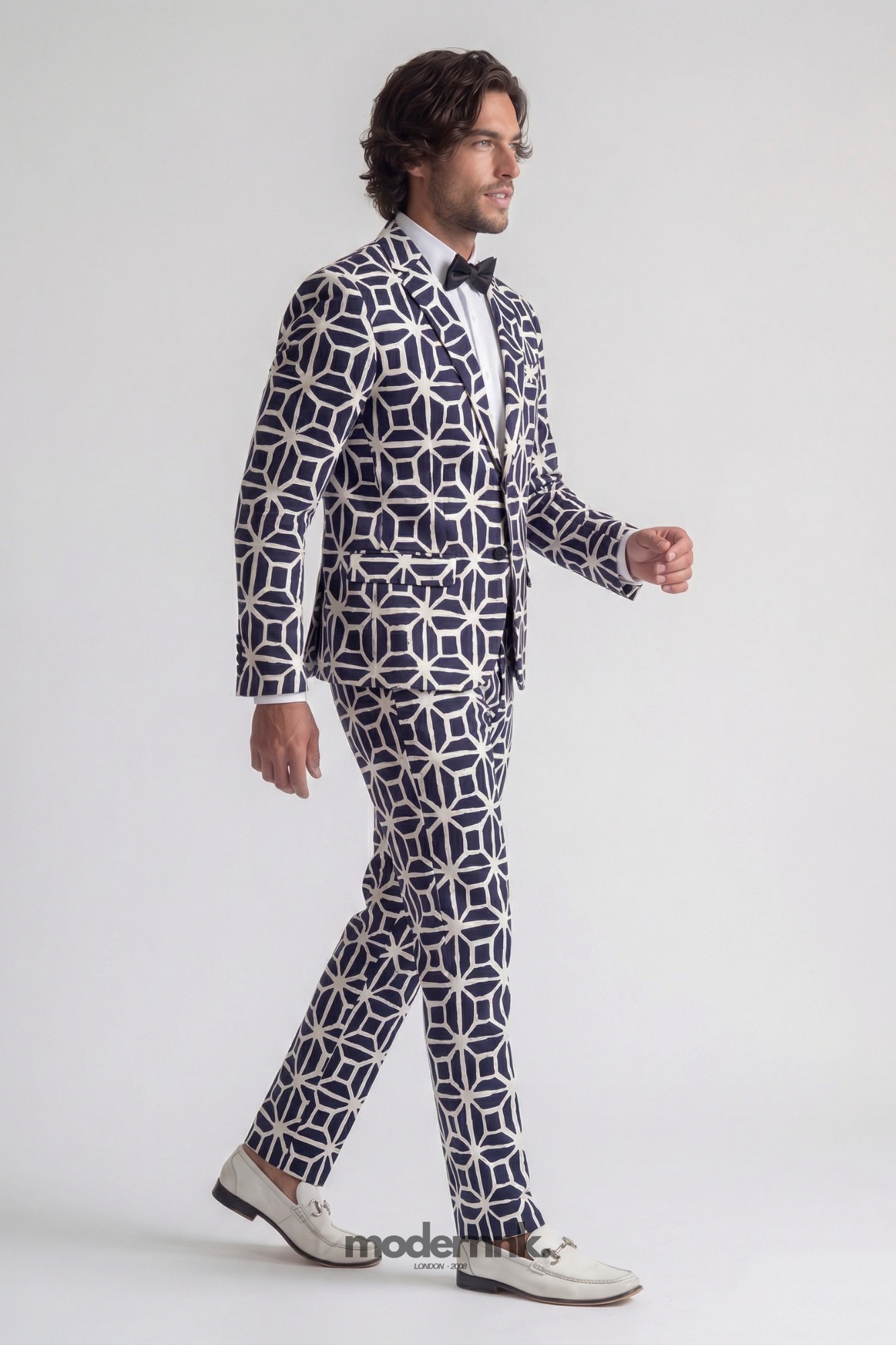 Avant-Garde Gentleman Geometric Suit A0322