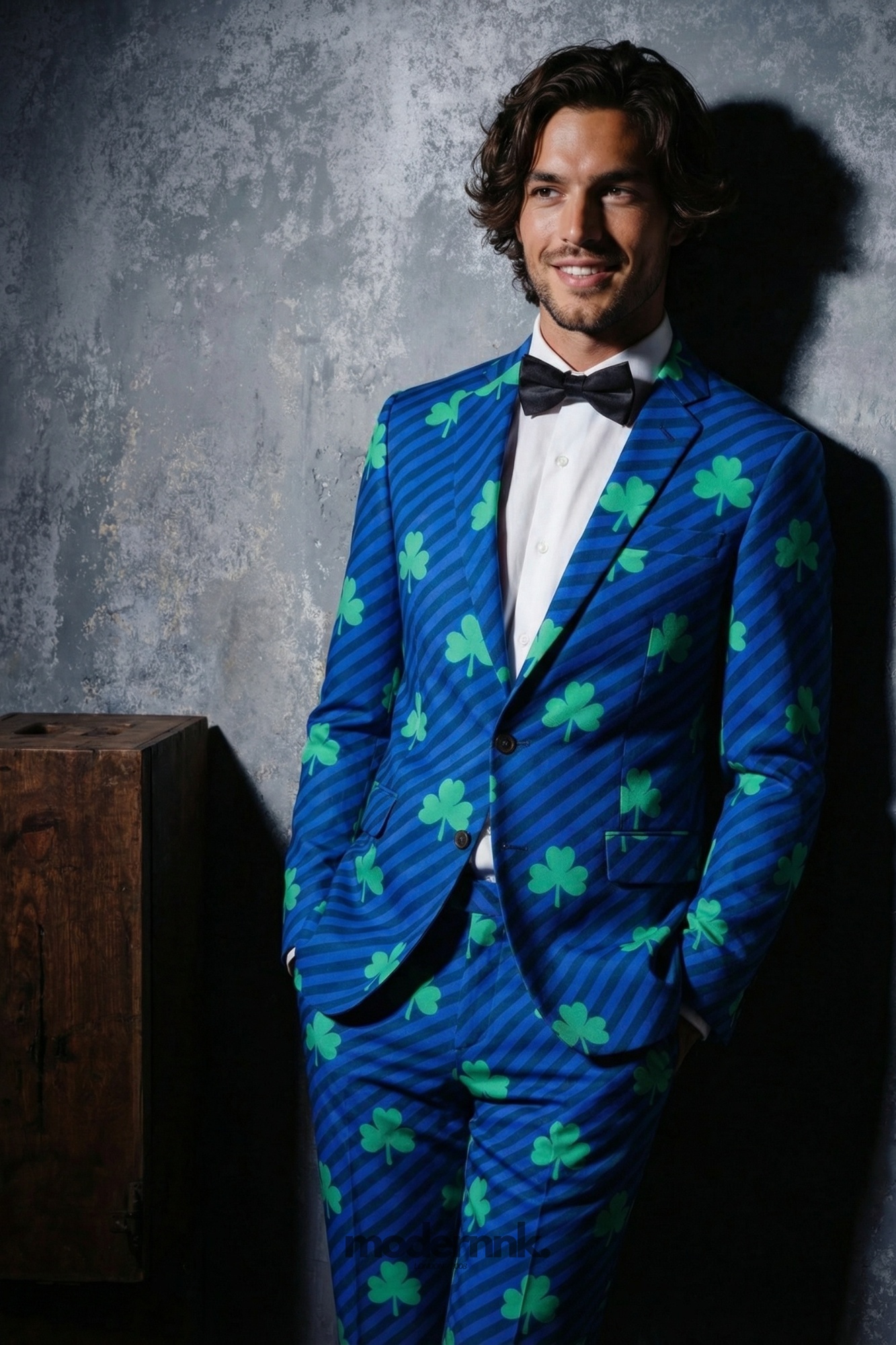 St. Patrick's Shamrock Striped Suit A0323
