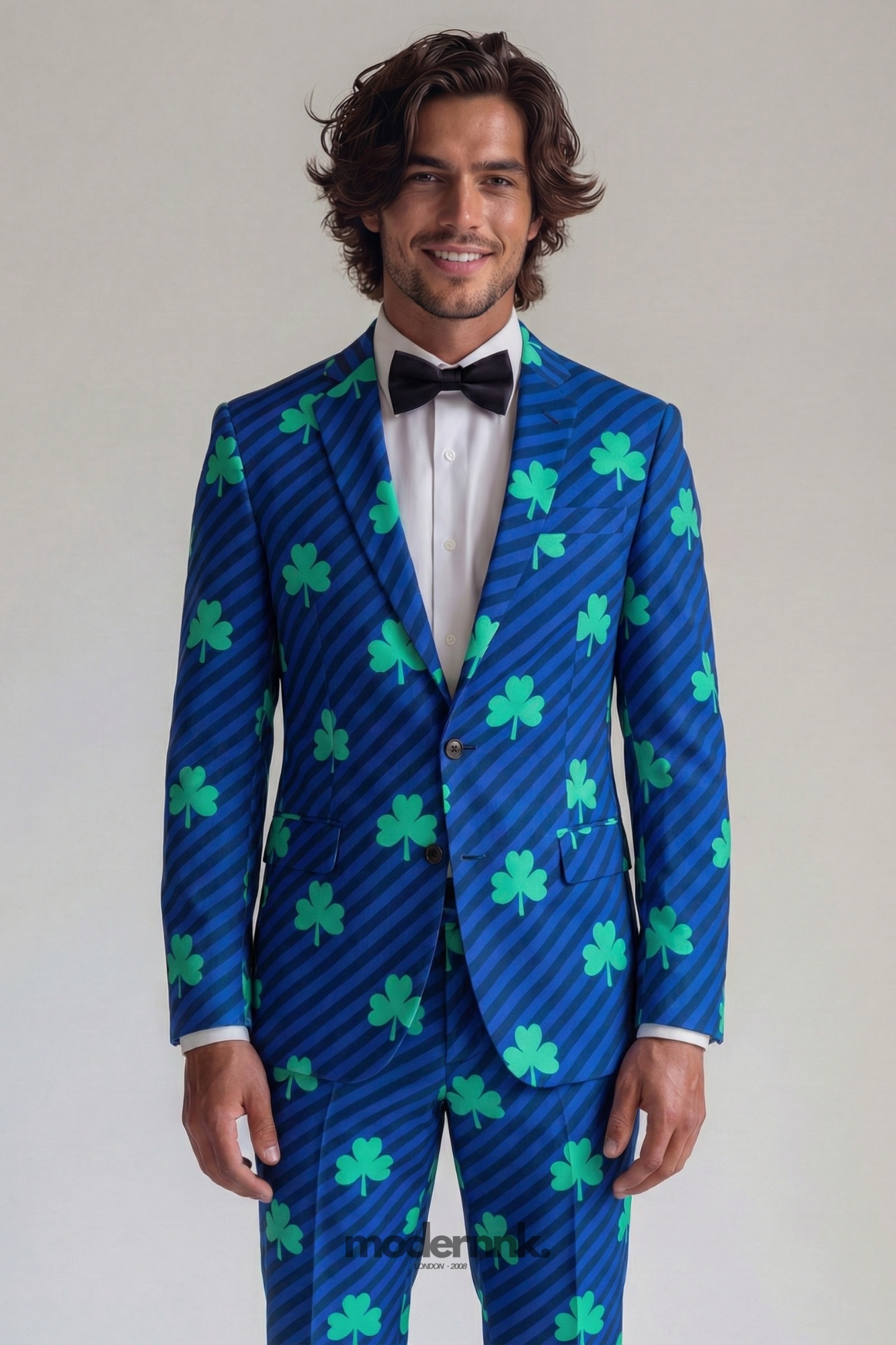 St. Patrick's Shamrock Striped Suit A0323