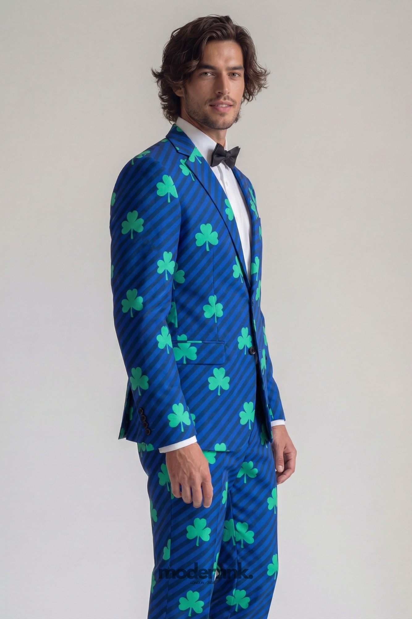 St. Patrick's Shamrock Striped Suit A0323