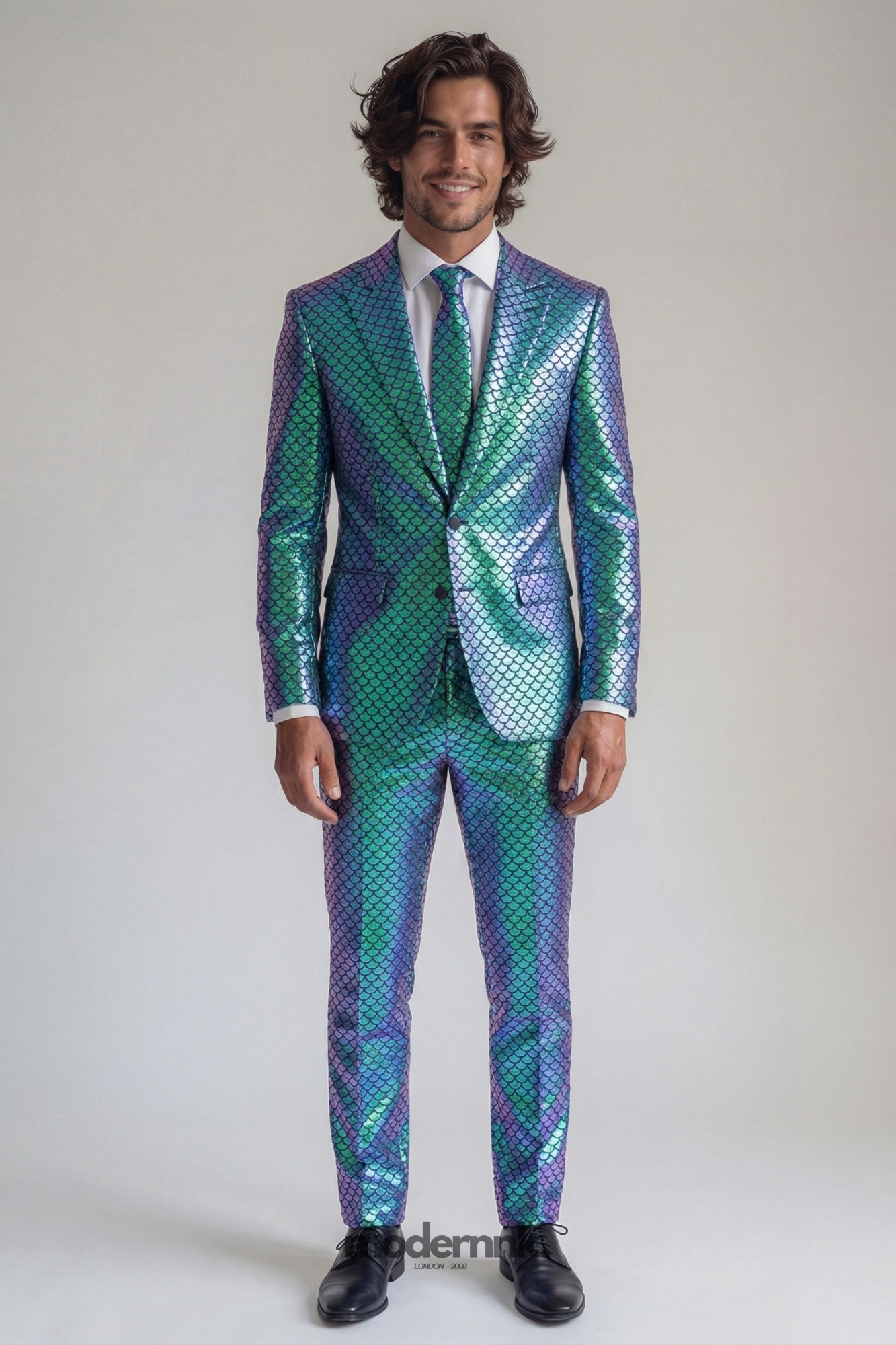 Ethereal Mermaid Scale Suit A0325