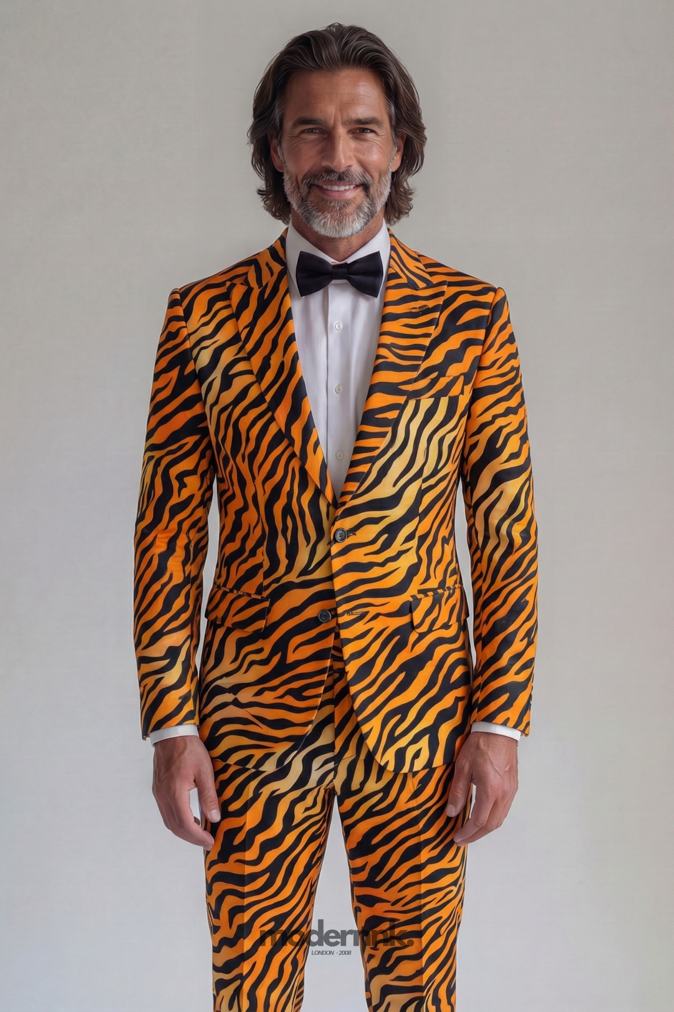 Wild Tiger Print Suit A0327