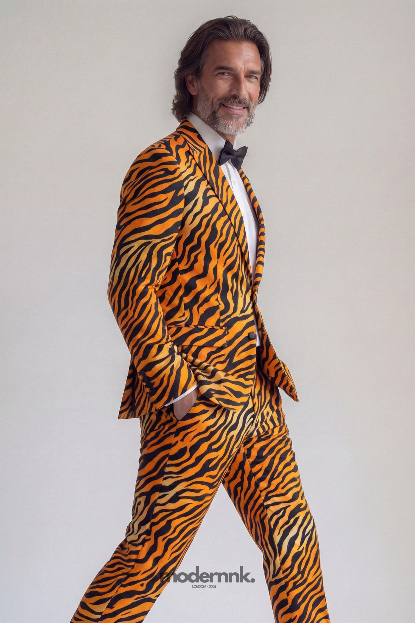 Wild Tiger Print Suit A0327