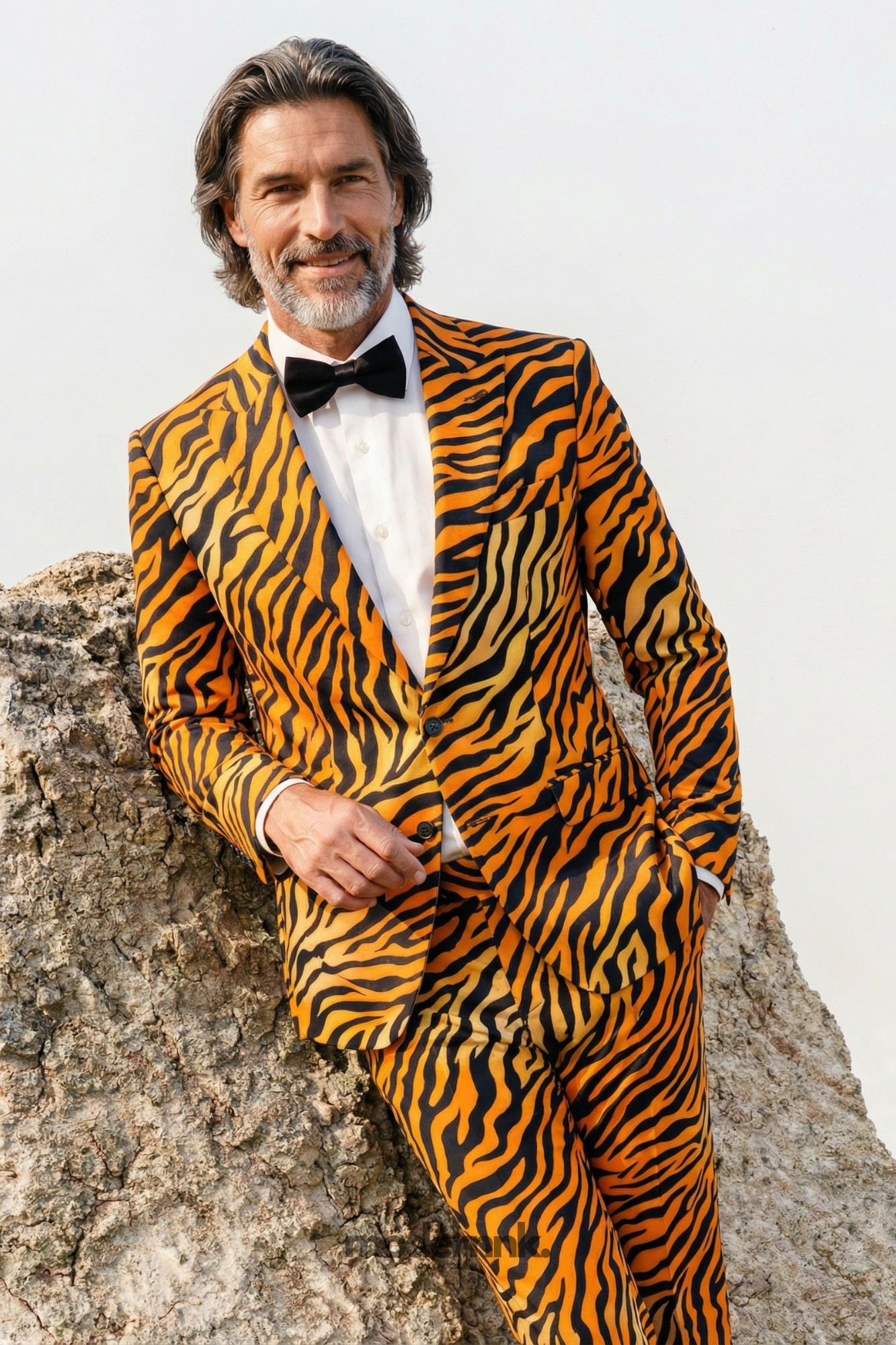 Wild Tiger Print Suit A0327