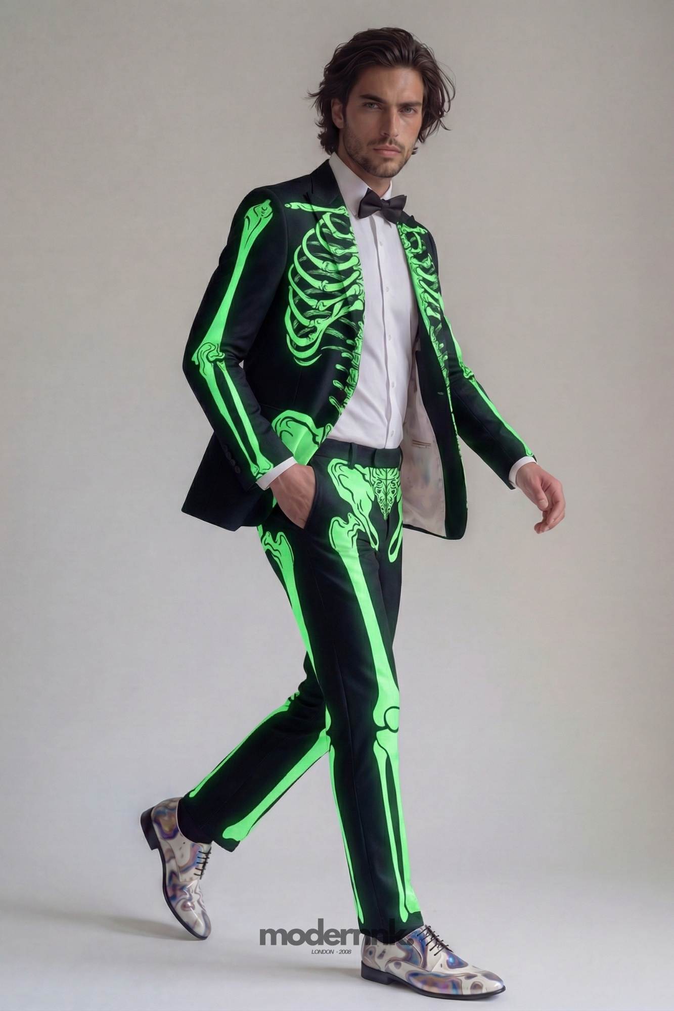 Enigma Neon Skeleton Suit A0330