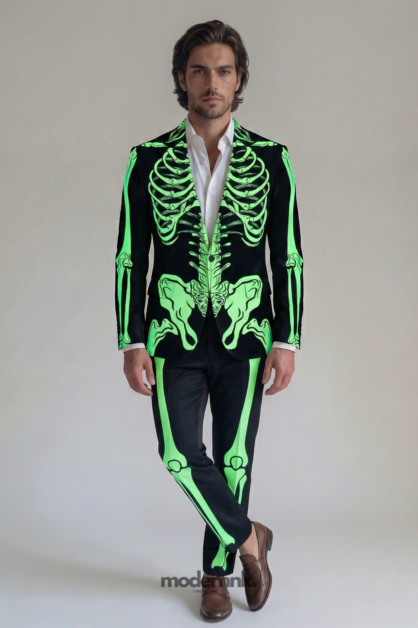 Enigma Neon Skeleton Suit A0330