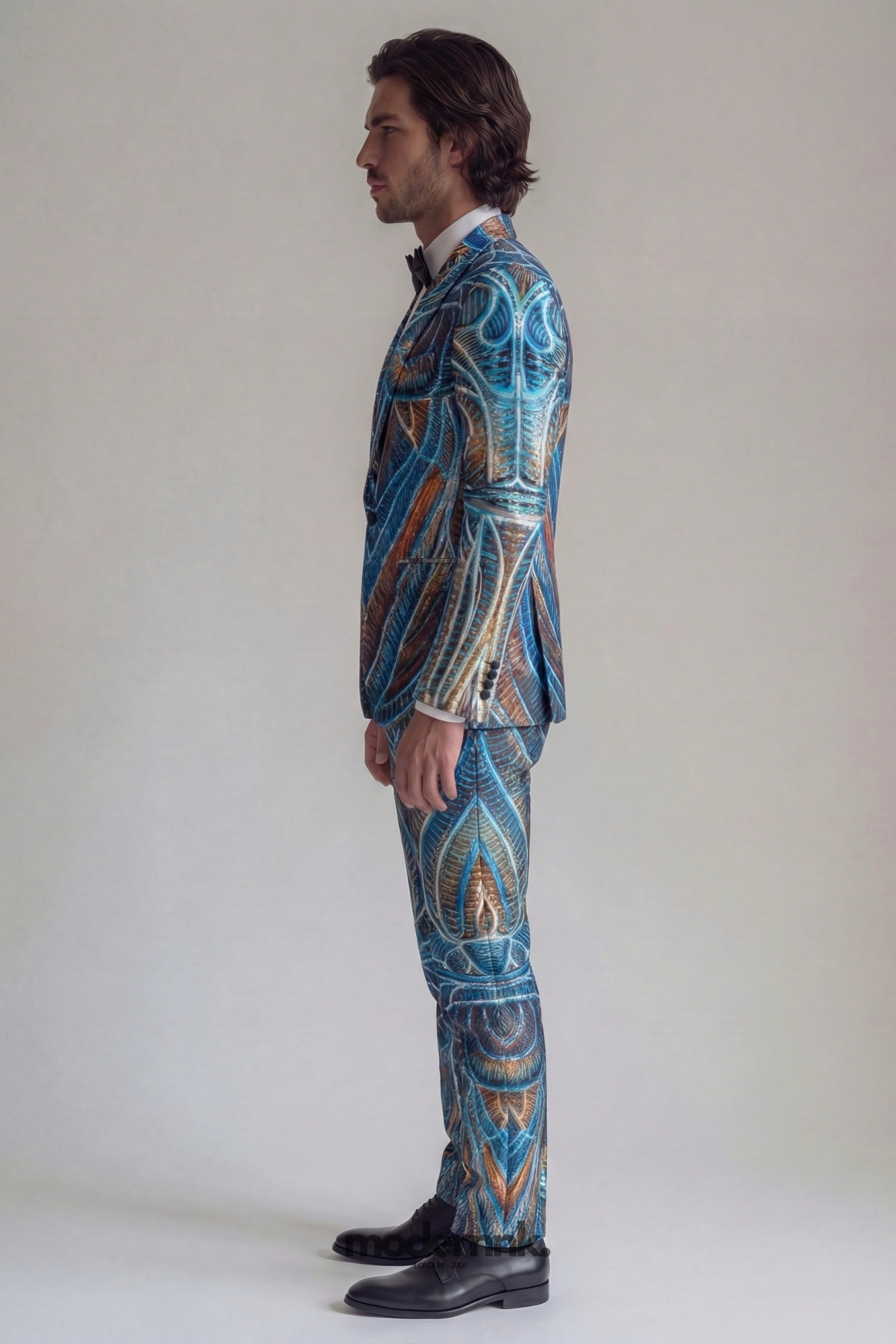 Visionary Patterned Suit A0333