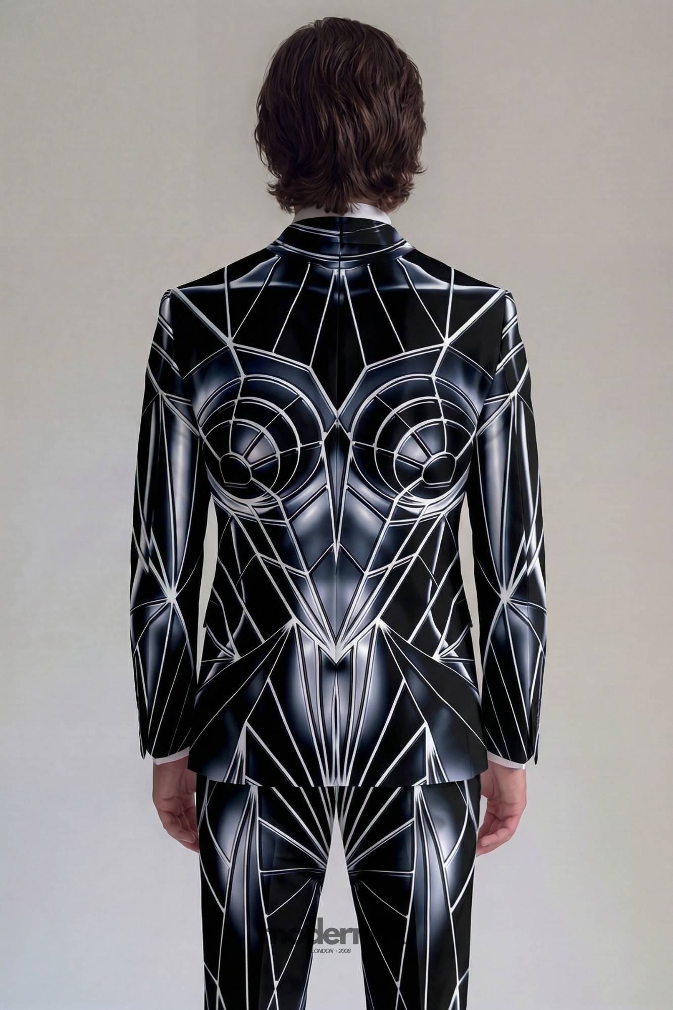 Futuristic Geometric Suit A0334