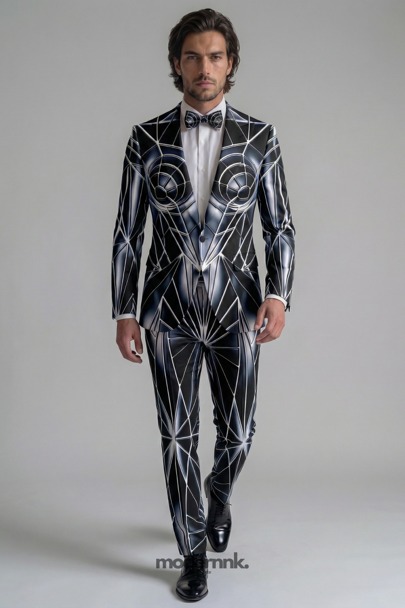 Futuristic Geometric Suit A0334