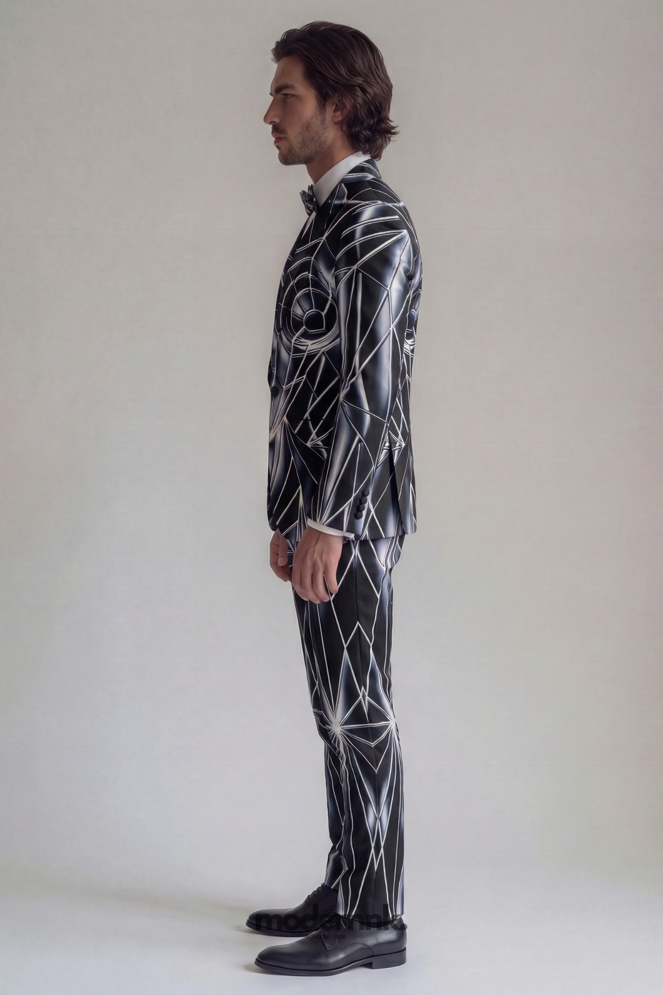 Futuristic Geometric Suit A0334