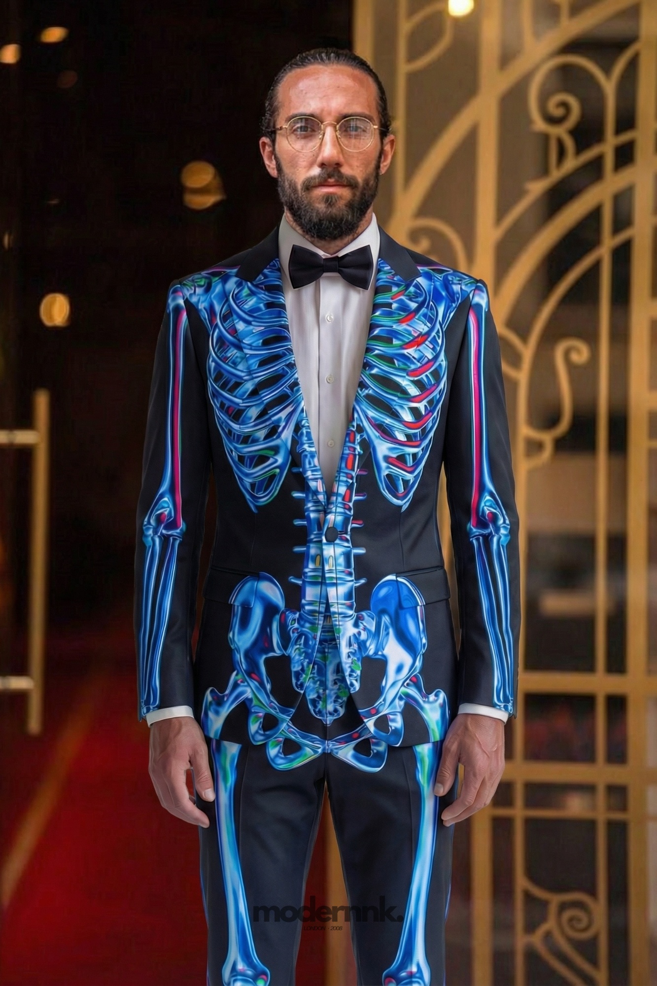 Bold Skeleton Suit A0338