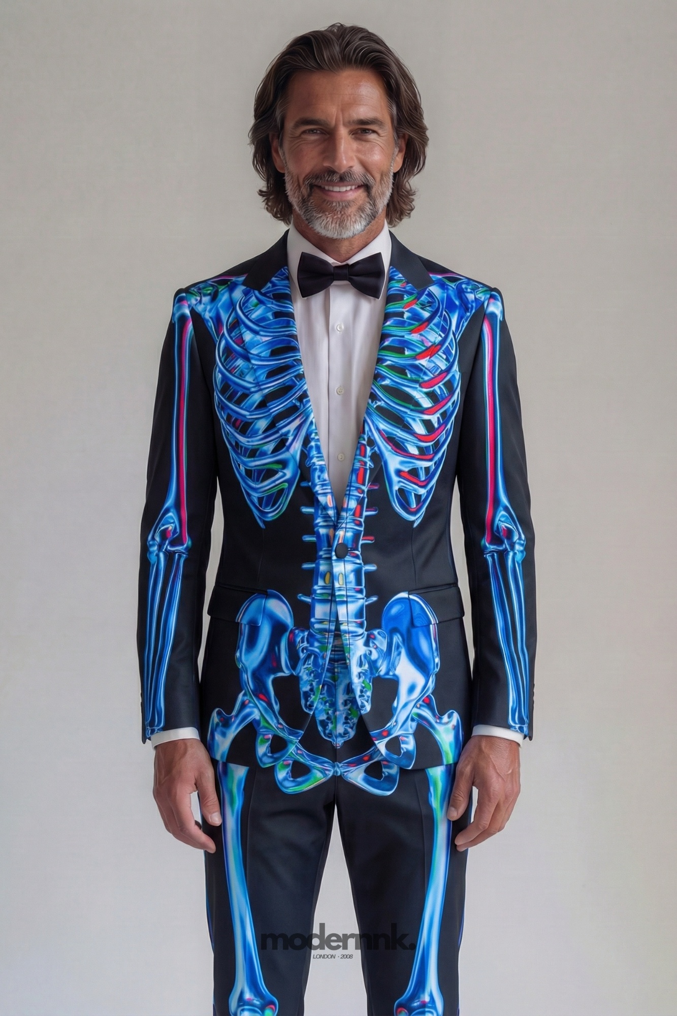 Bold Skeleton Suit A0338