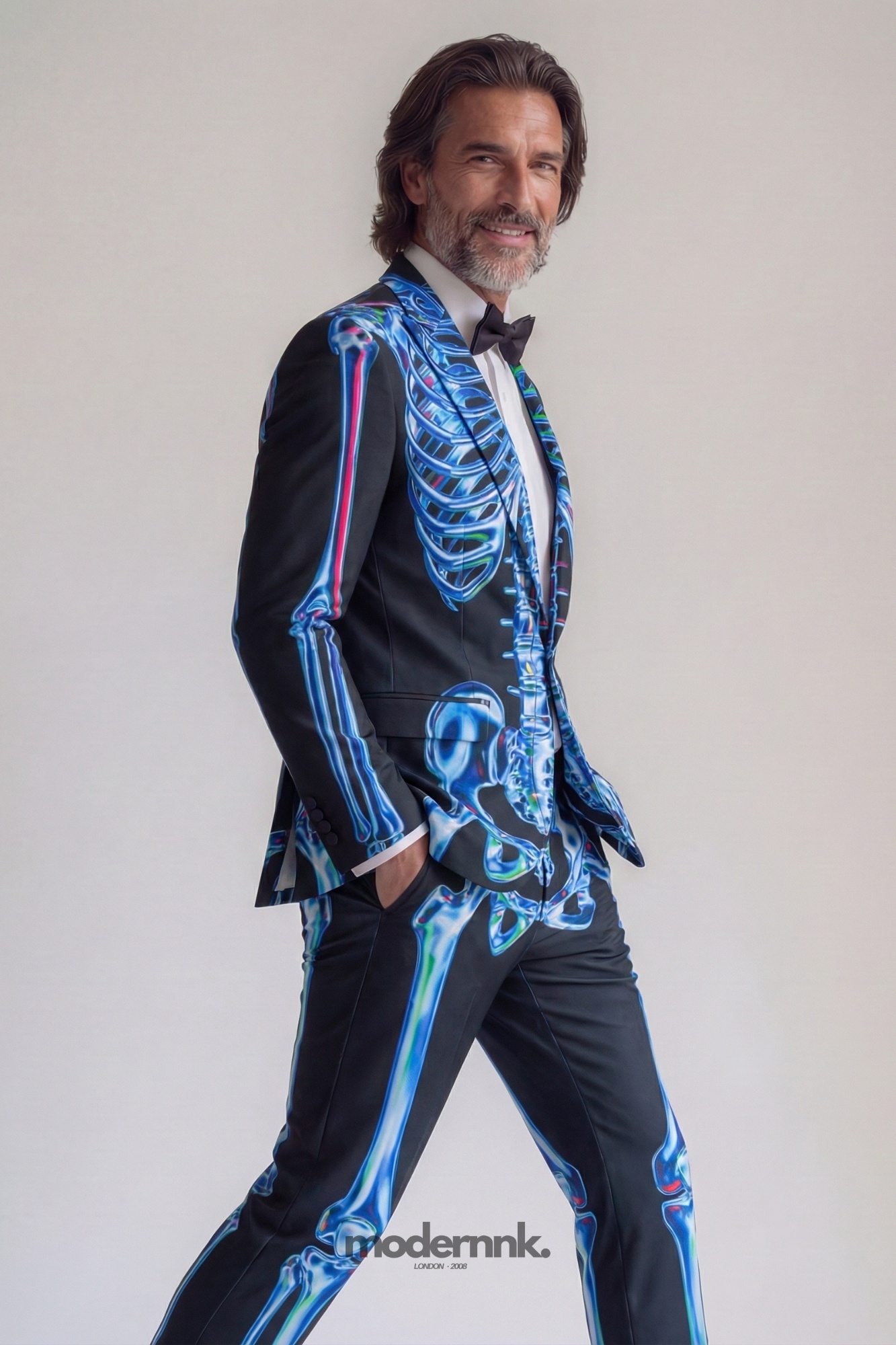 Bold Skeleton Suit A0338