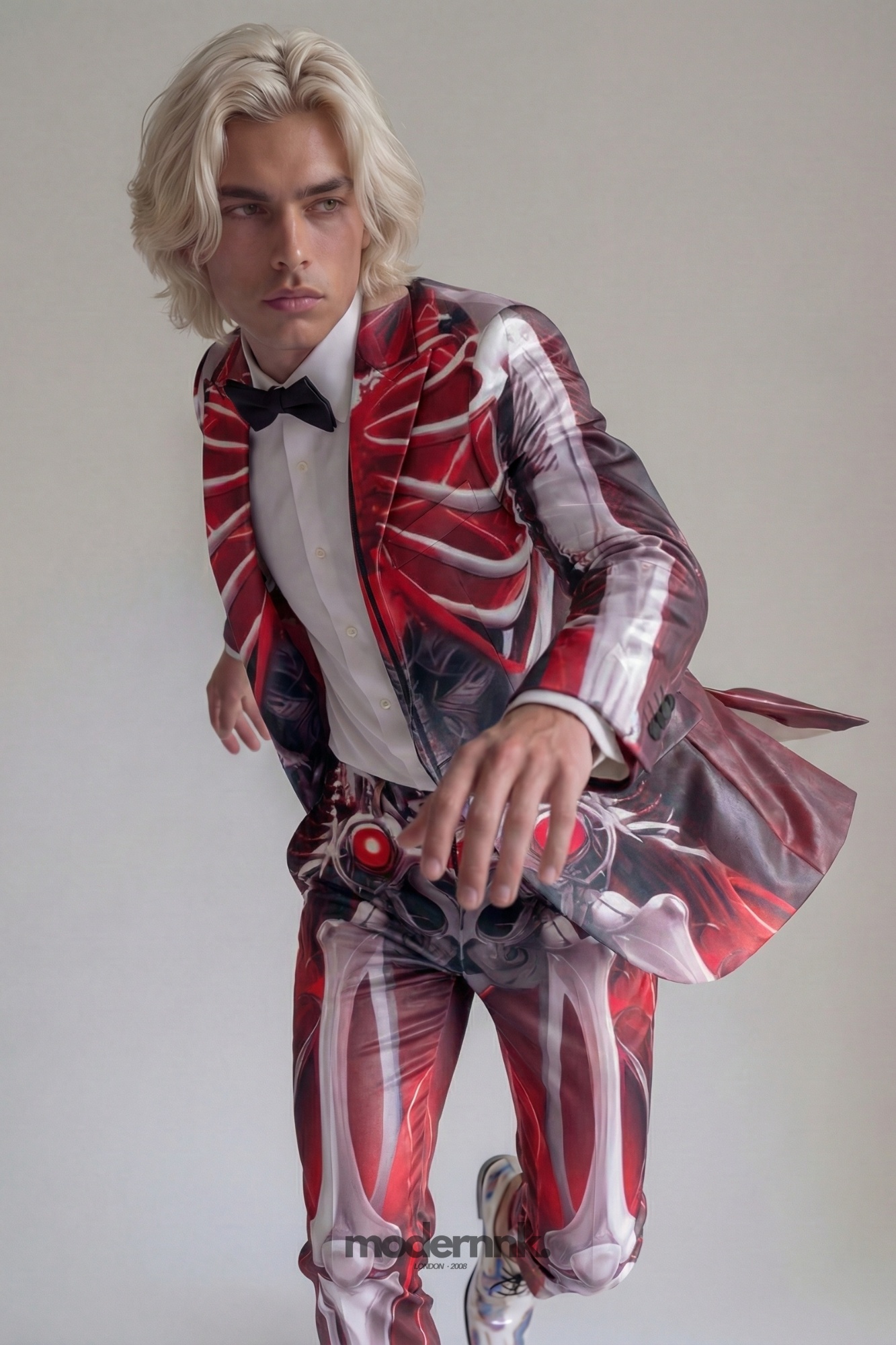 Anatomical Rebel Anatomy Print Suit A0342