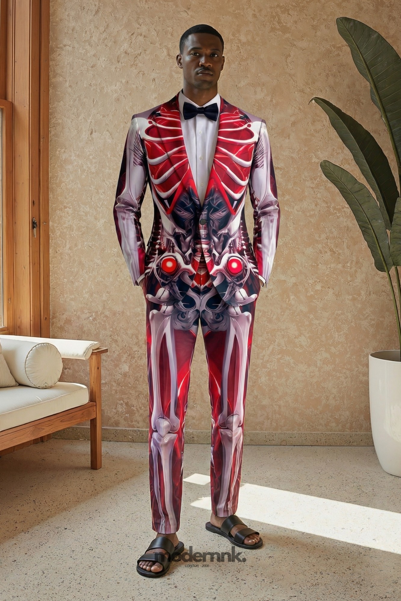 Anatomical Rebel Anatomy Print Suit A0342