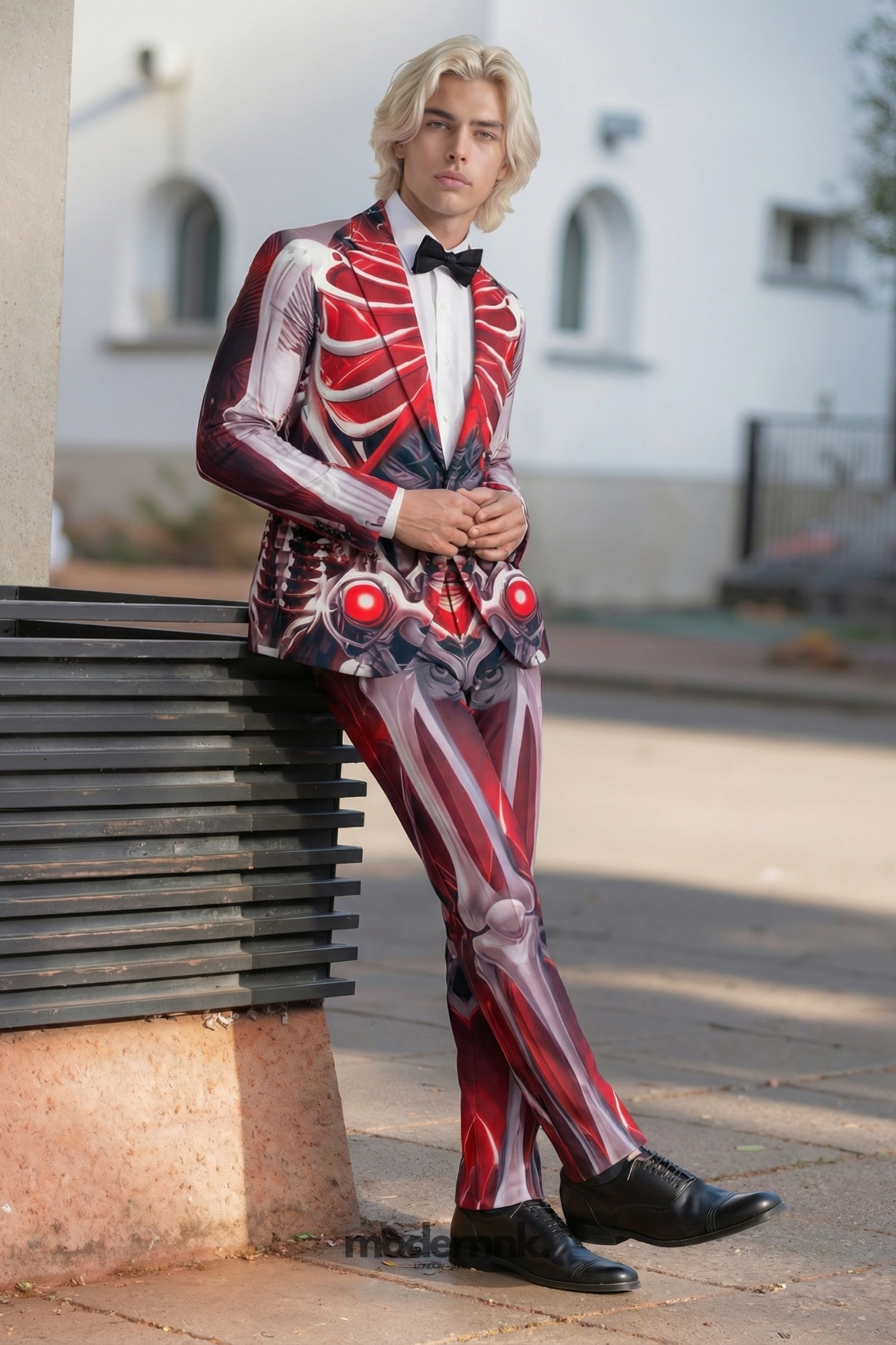 Anatomical Rebel Anatomy Print Suit A0342