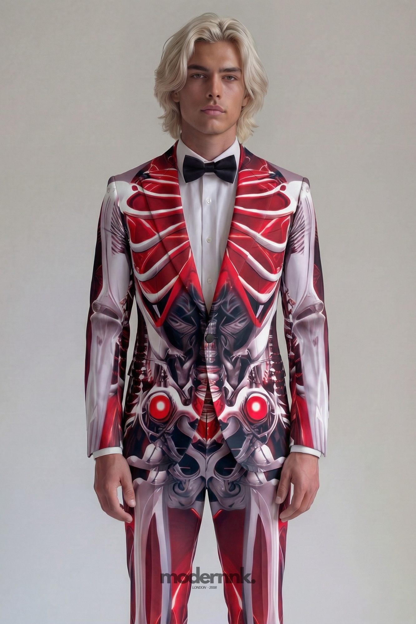 Anatomical Rebel Anatomy Print Suit A0342