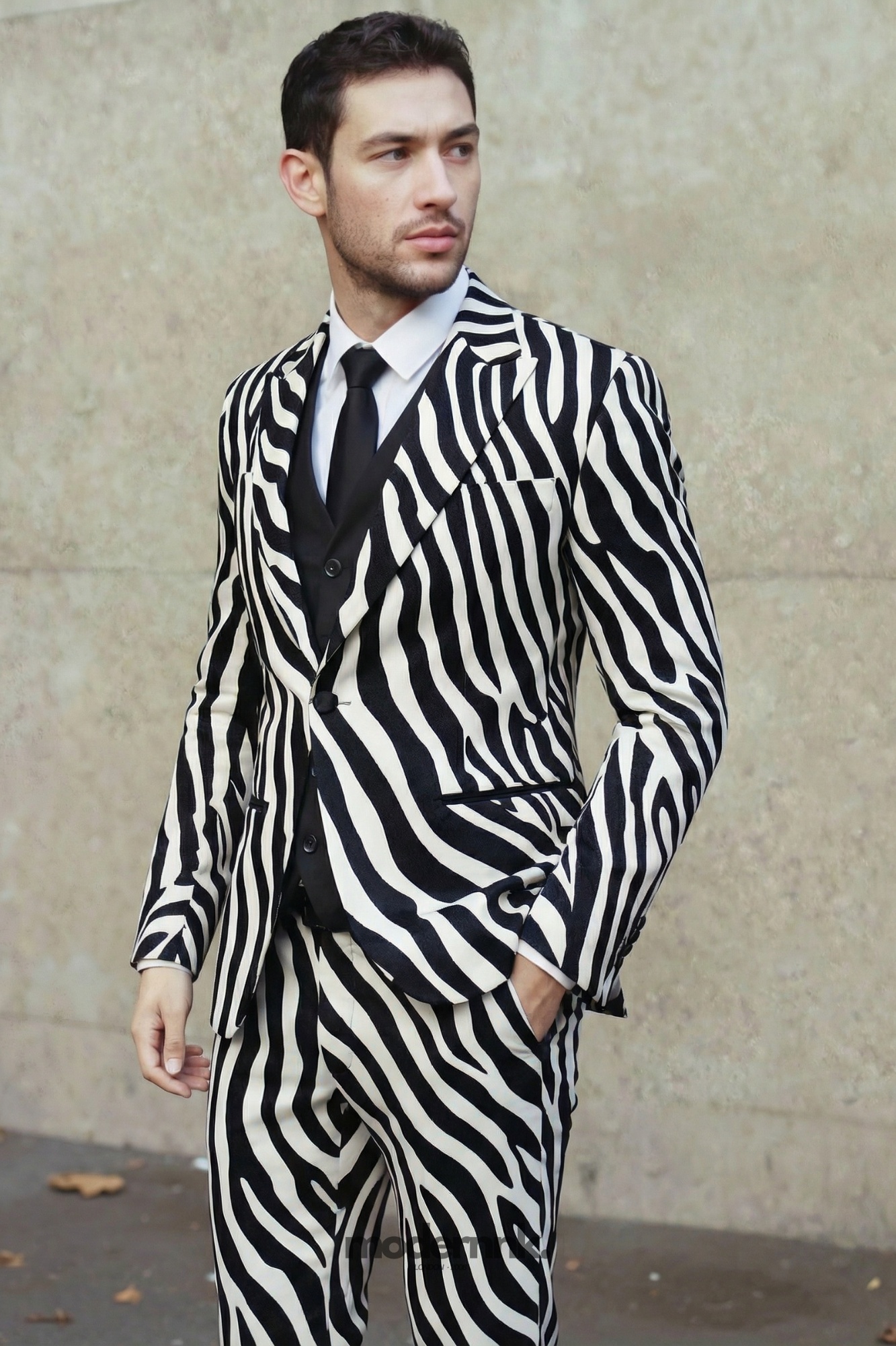 Showstopper Zebra Suit A2114
