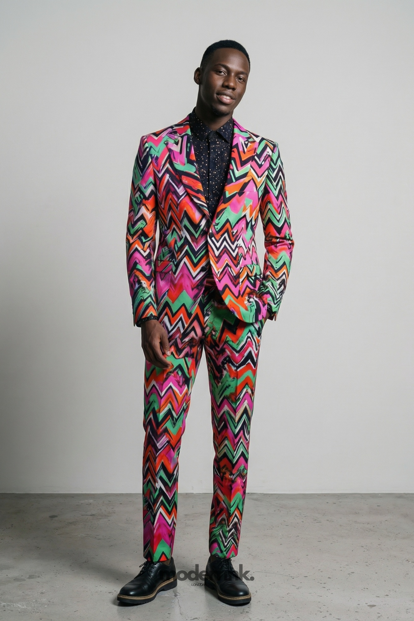 Rave Zigzag Suit A2117