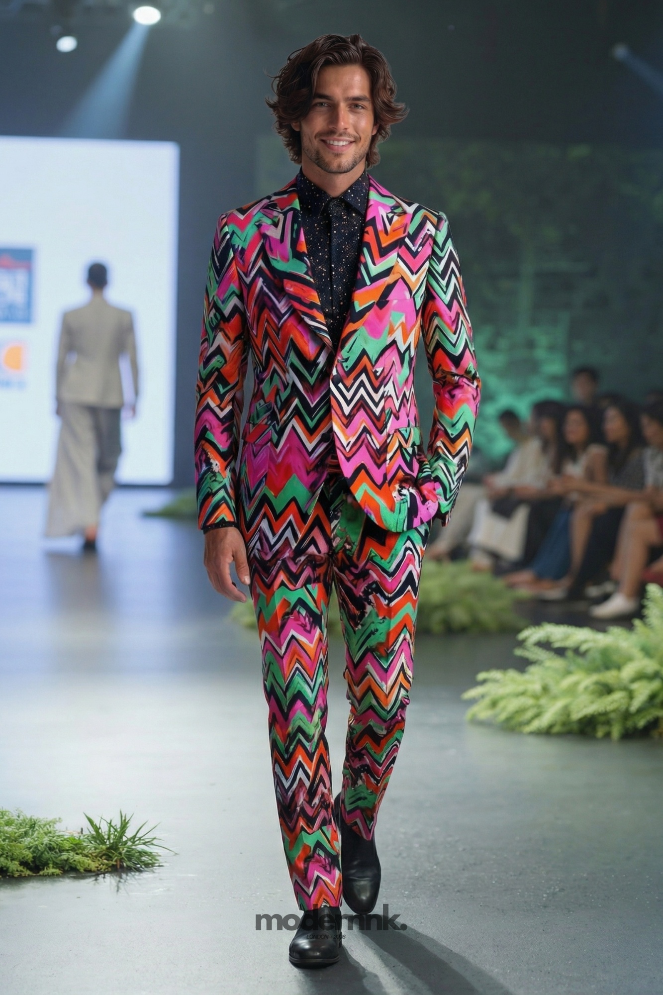 Rave Zigzag Suit A2117