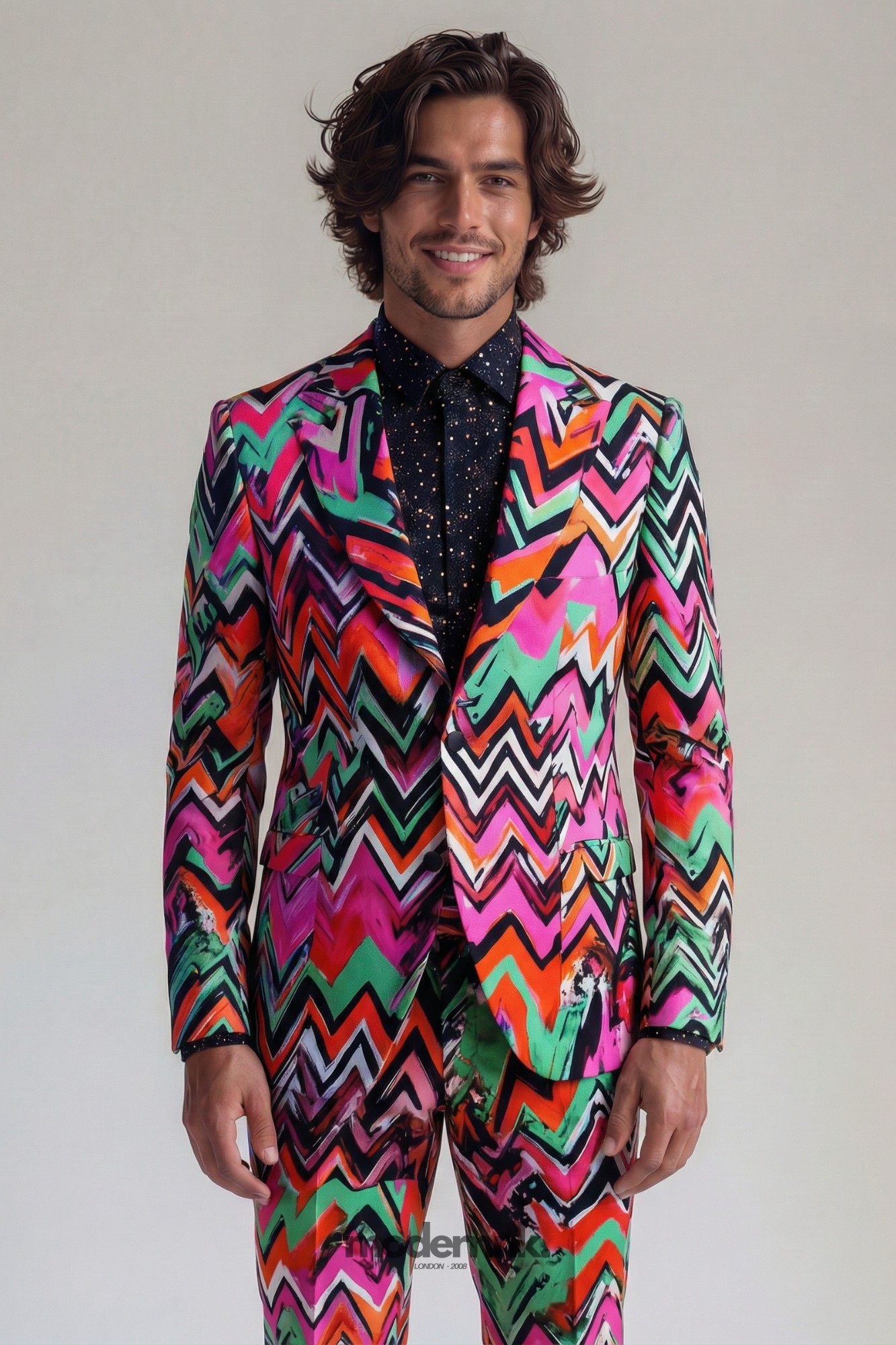 Rave Zigzag Suit A2117