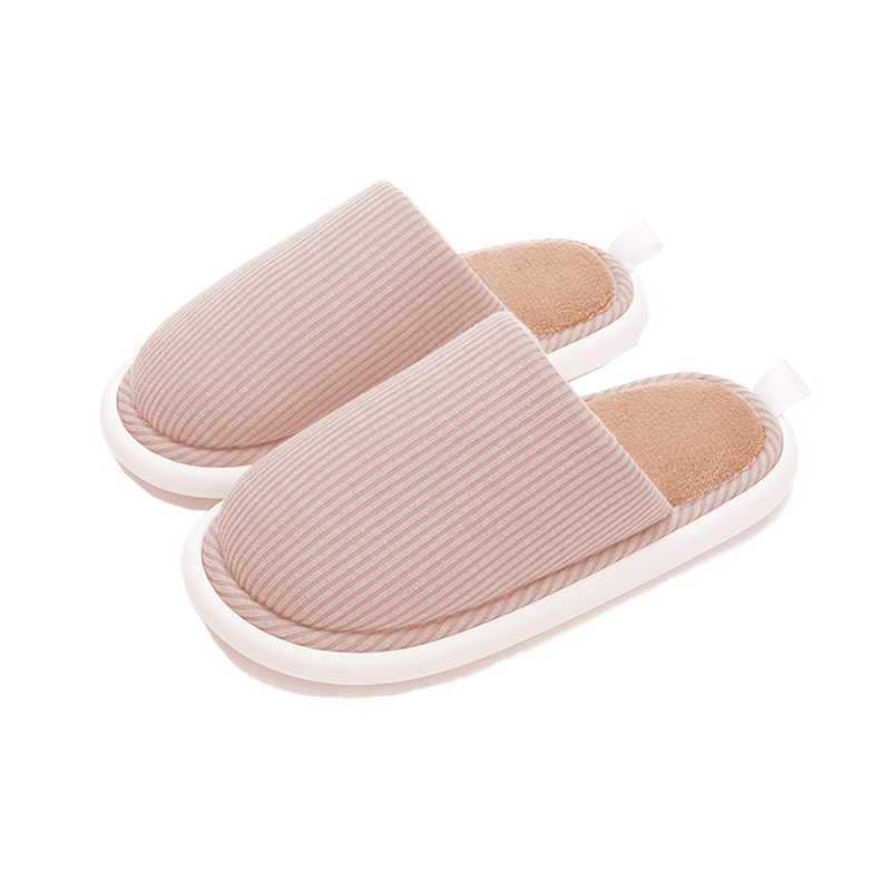 Warm silent anti-slip cotton slippers