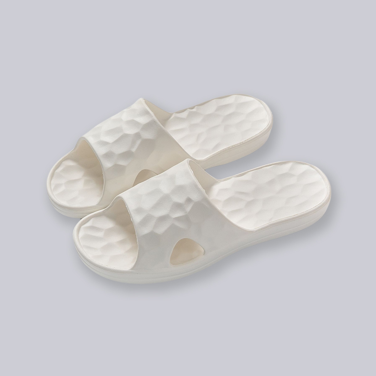Antibacterial anti-slip couple slippers
