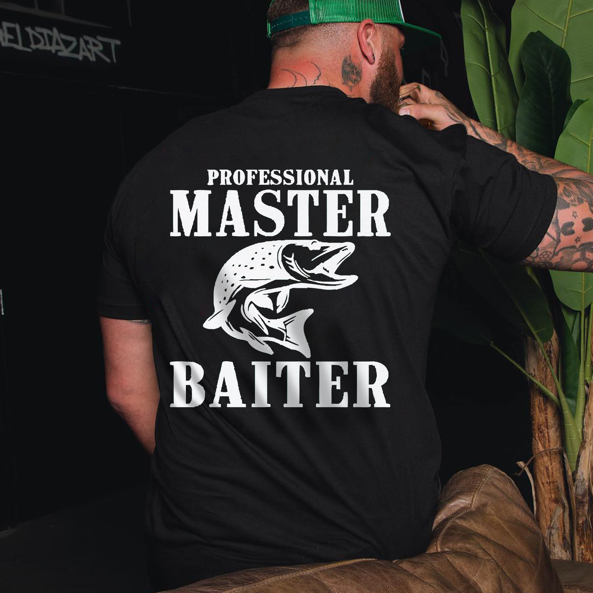 Professional Master Baiter Printed Men's T-shirt