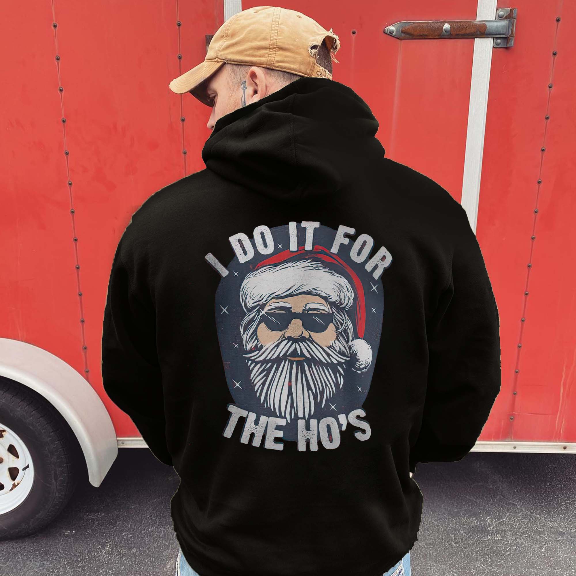 I Do It For The Ho's Printed Men's Hoodie