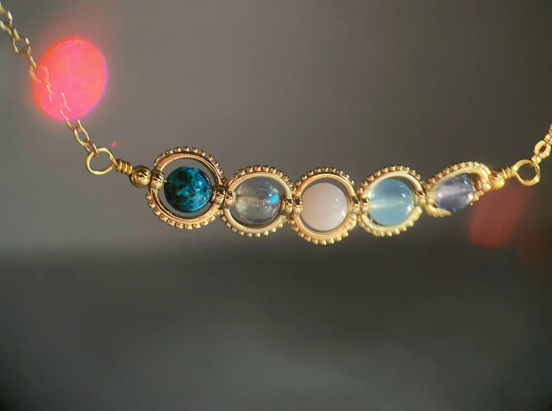 "Kézzel készített kristály nyakláncok - Zodiákus nyakláncok karneol, napkő, tigrisszem, citrin - Természetes horoszkóp ékszerek születésnapokra"